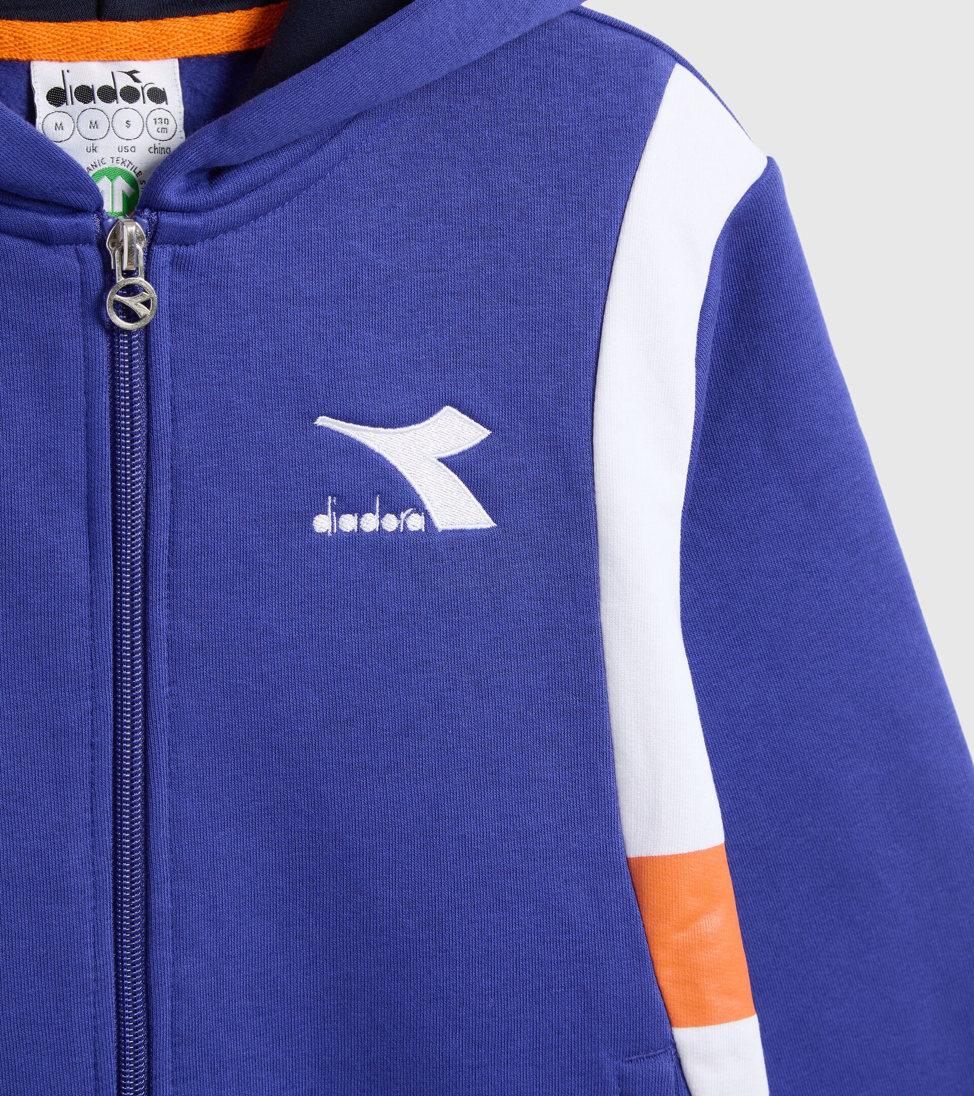 Tracksuit - Kids JB.TRACKSUIT HD FZ HOOPLA BLUE REGISTA - Diadora