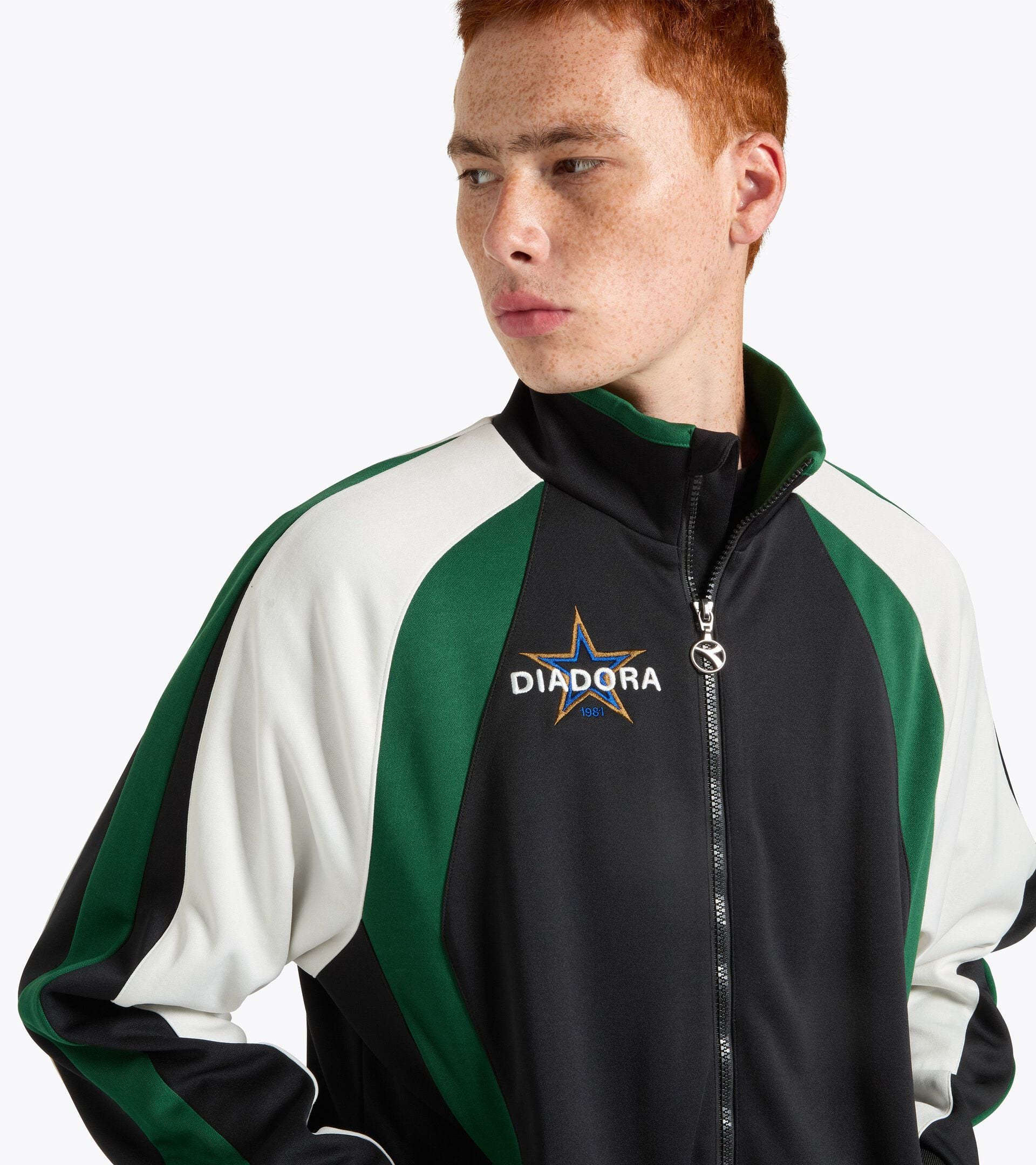 Veste de surv&ecirc;tement Legacy - Pour tous les genres TRACK JACKET LEGACY NOIR DE JAIS - Diadora