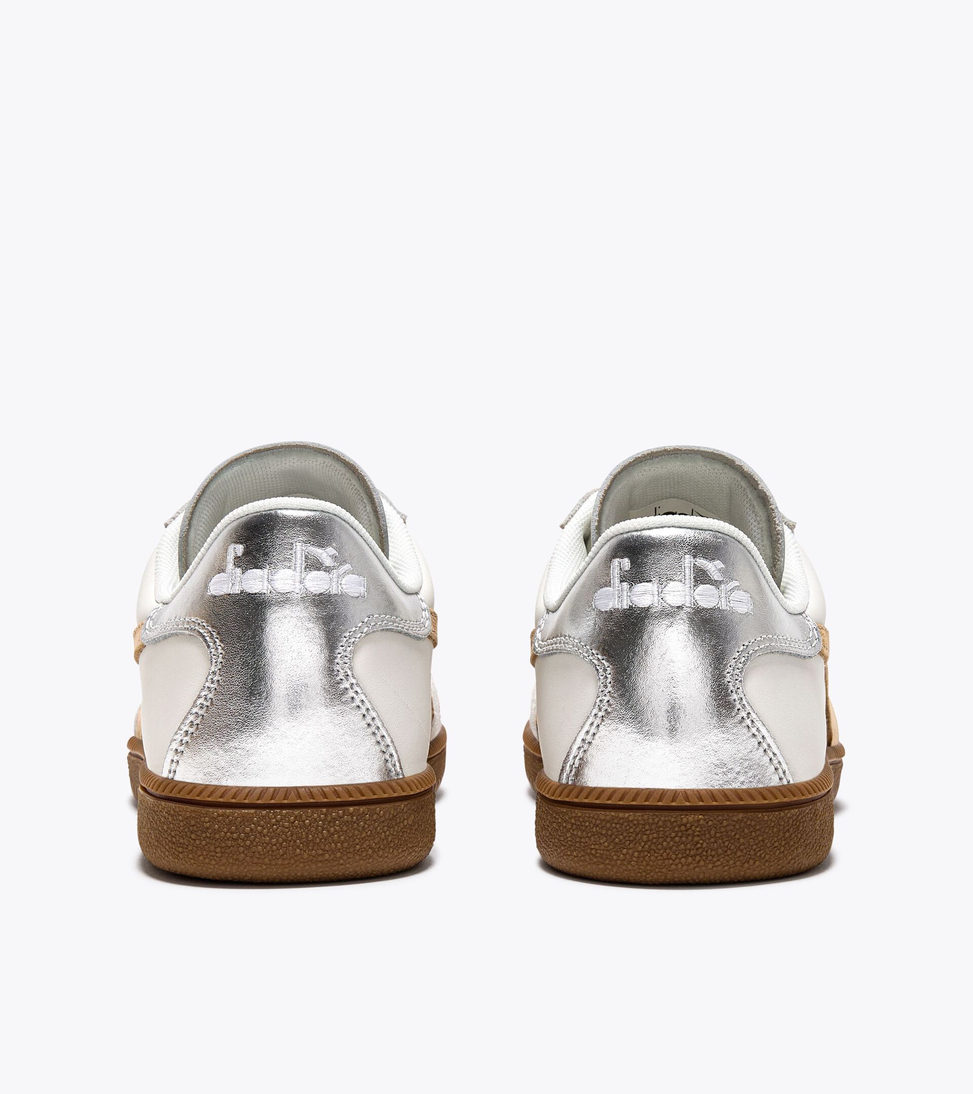 Leather sneakers - All-Gender TRAINER METAL WHITE/CROISSANT - Diadora
