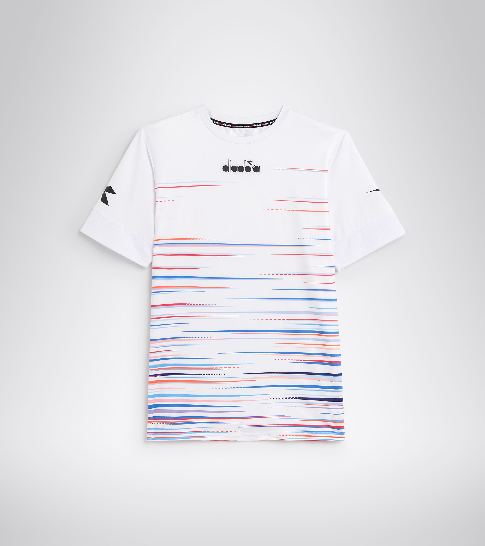 Tennis T-shirt - Men SS T-SHIRT ICON OPTICAL WHITE - Diadora