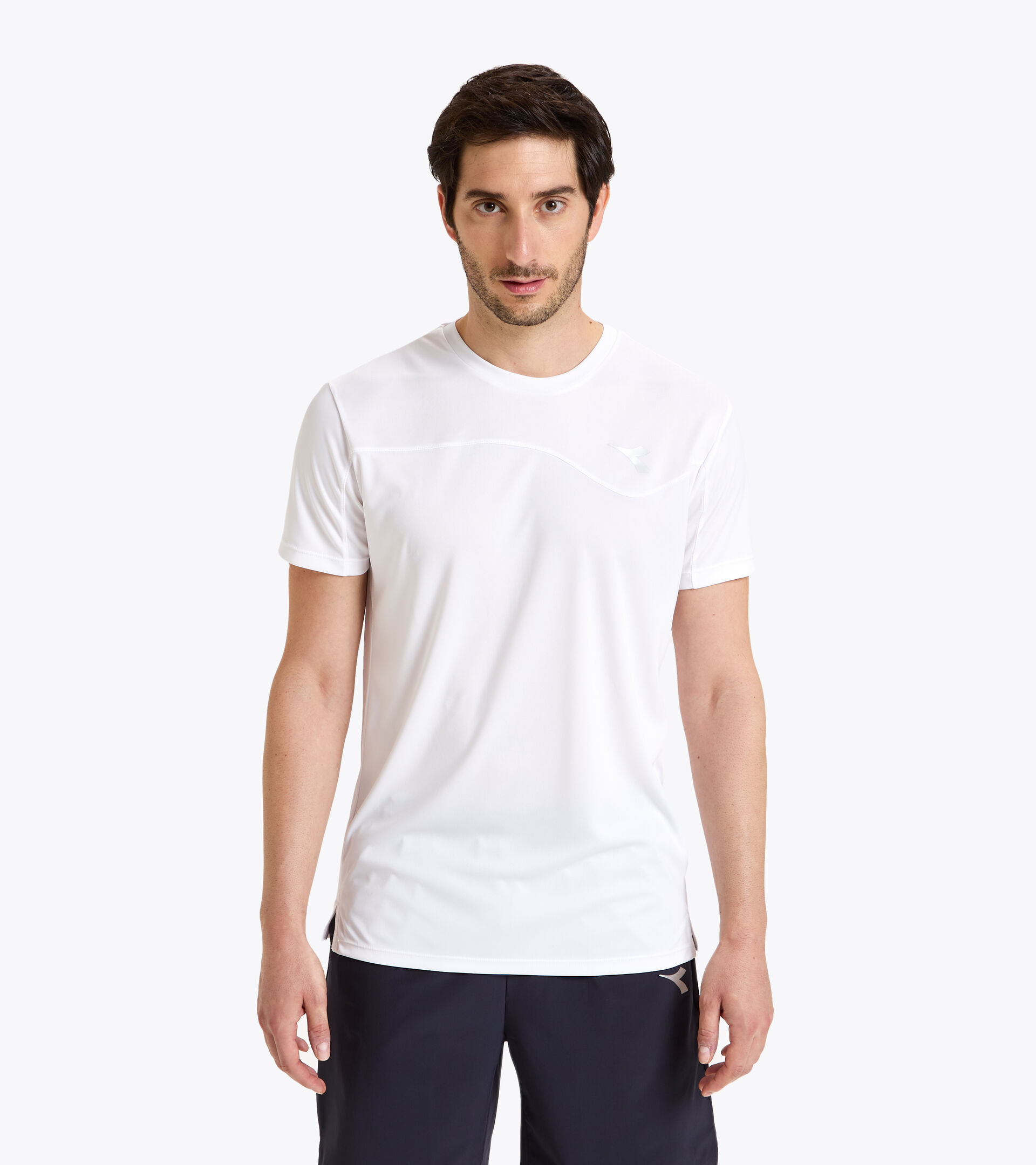 Tennis T-shirt - Men T-SHIRT TEAM OPTICAL WHITE - Diadora
