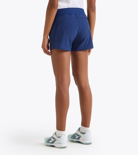 Short de tennis - Femme L. SHORT COURT BLEU DOMAINE - Diadora