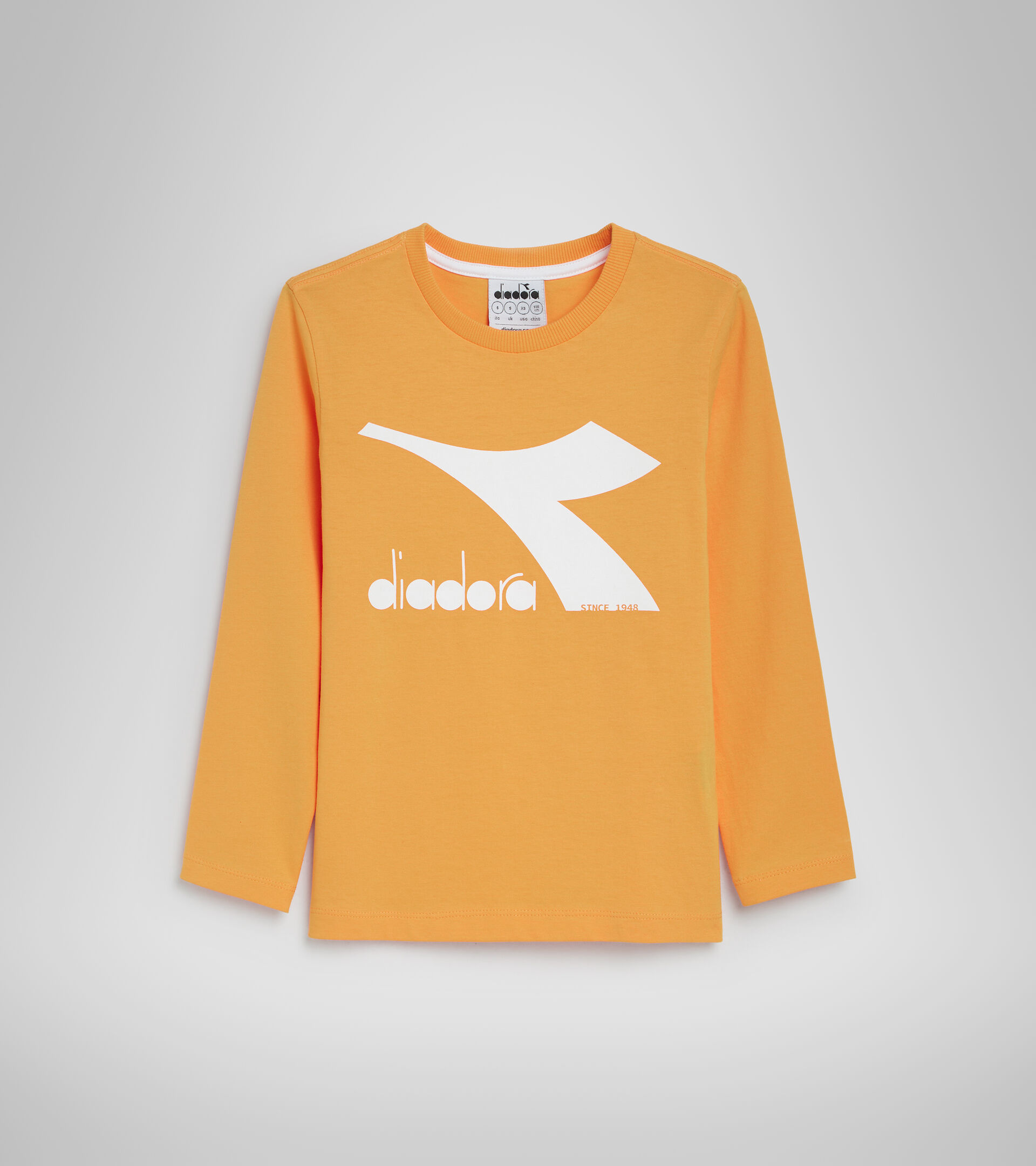 Sports T-shirt - Kids JU.T-SHIRT LS CHROMIA RADIANT YELLOW - Diadora