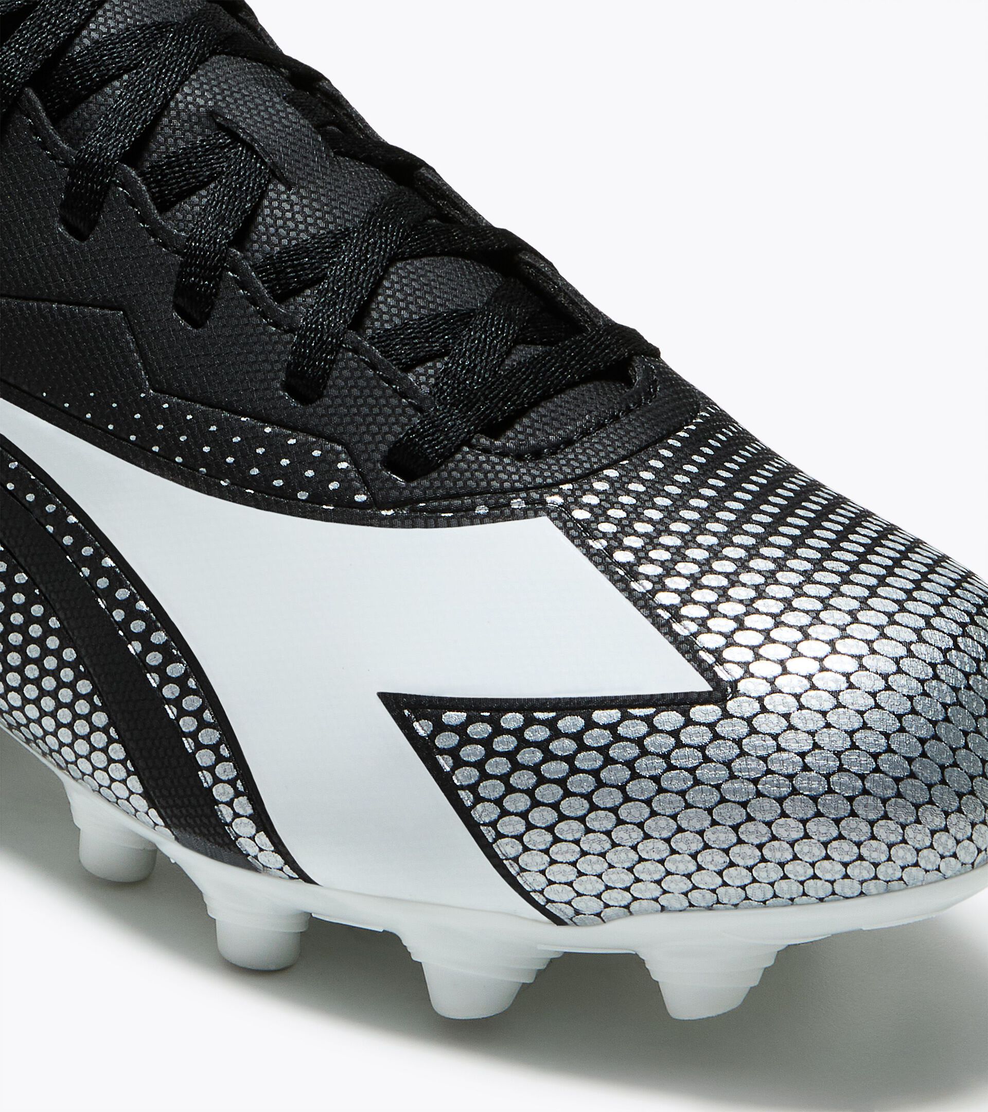 Firm ground football boots - Men&rsquo;s PICHICHI 9 FG BLACK/WHITE/SILVER DD - Diadora
