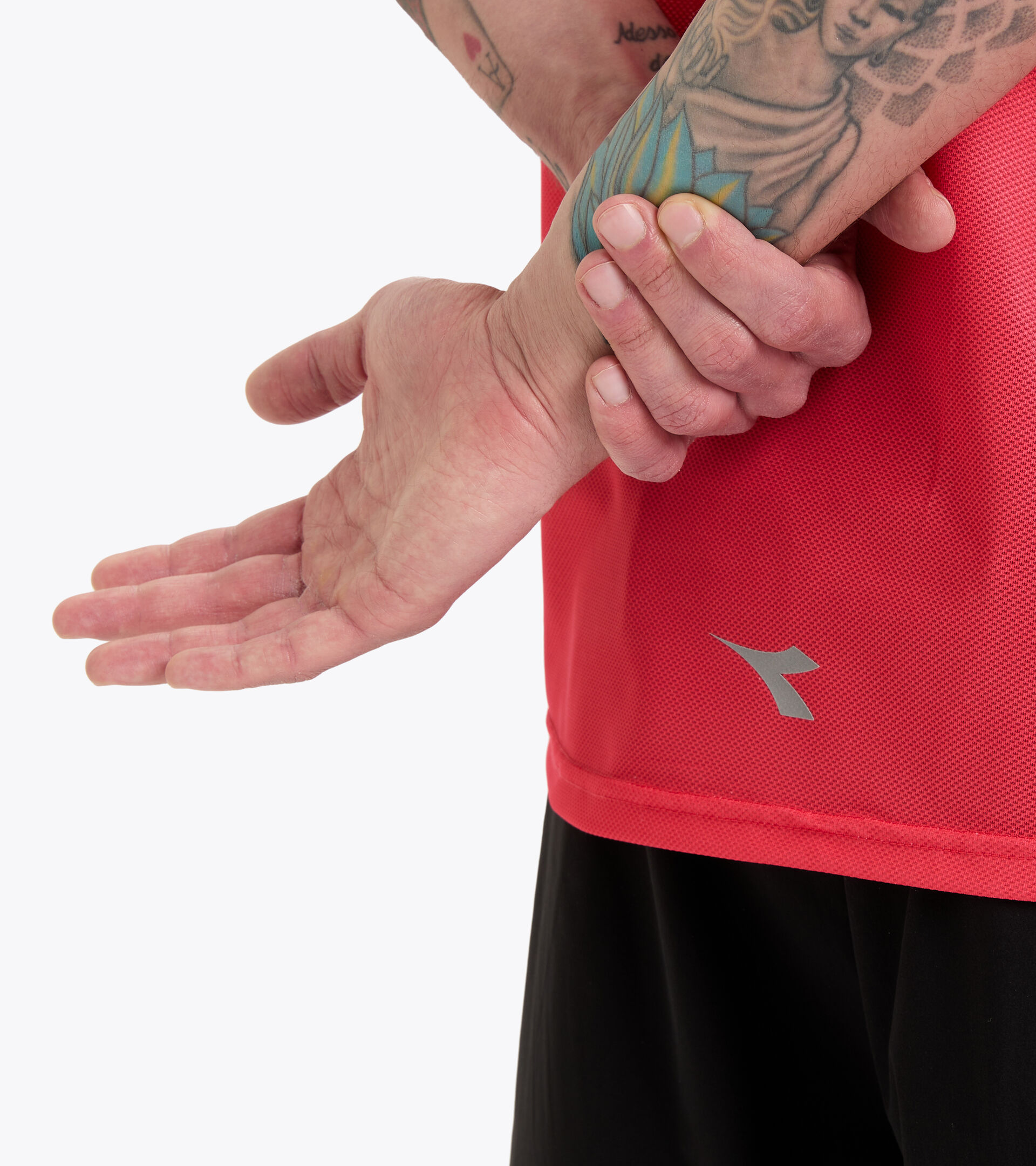 Super-light running T-shirt - Men SUPER LIGHT SS T-SHIRT BE ONE FIERY MURRINA - Diadora