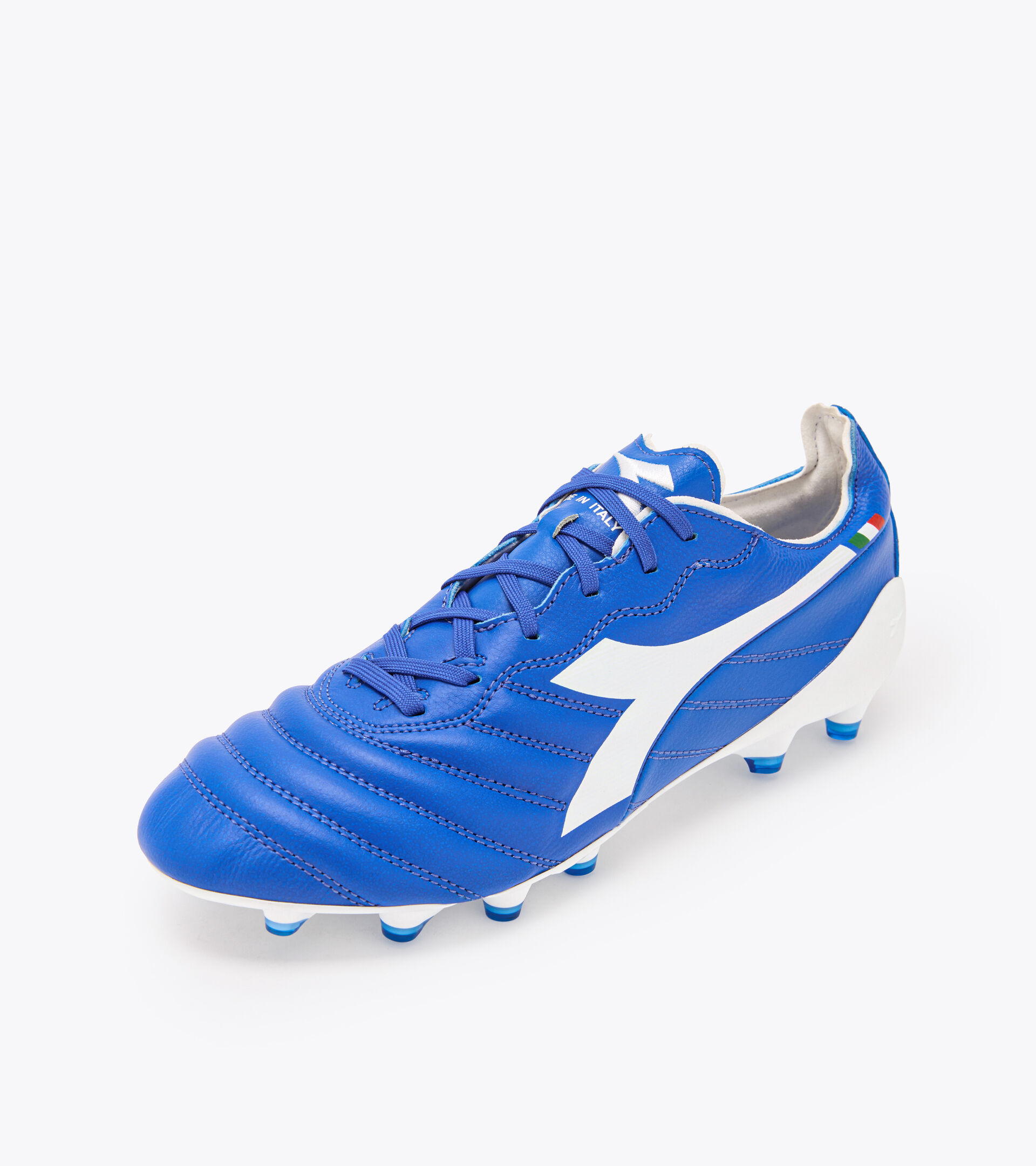 Firm ground and synthetic pitches football boots - Men’s BRASIL ELITE2 TECH ITA LPX ROYAL BLUE/OPTICAL WHITE - Diadora