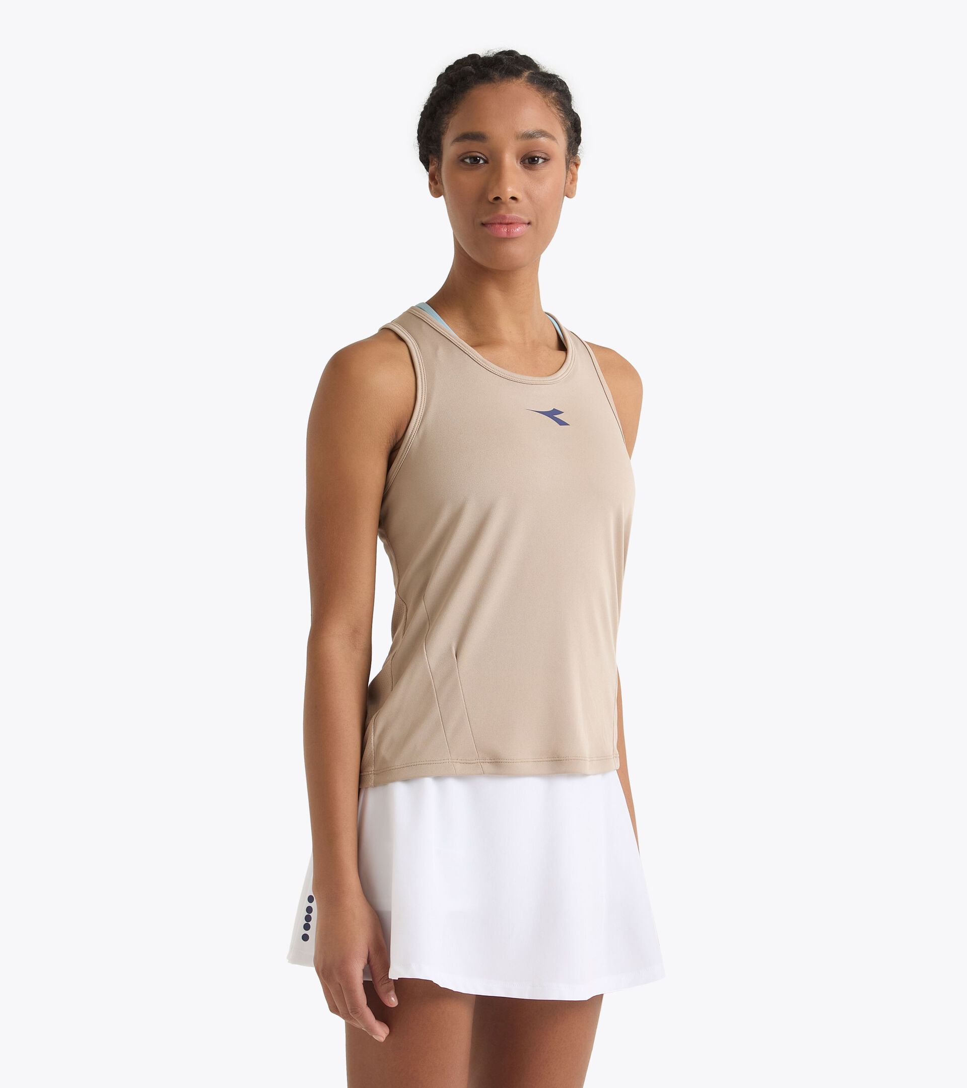 Tennis racerback tank top - Women’s L. TANK CORE HUMUS - Diadora