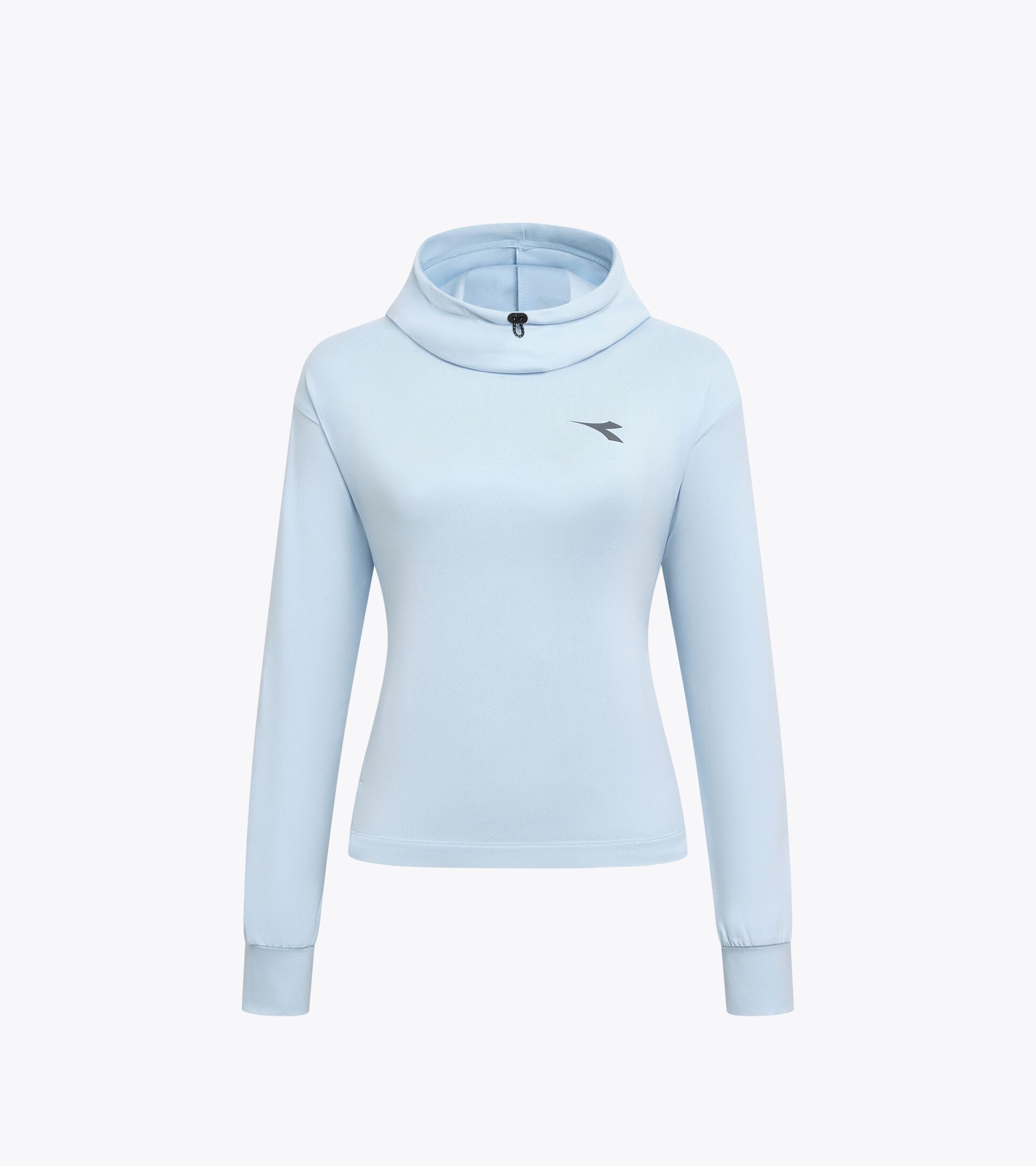 Post-workout jersey hoodie - Women&rsquo;s
 L. JERSEY PULLOVER HOODIE RUN CREW SKYRIDE - Diadora