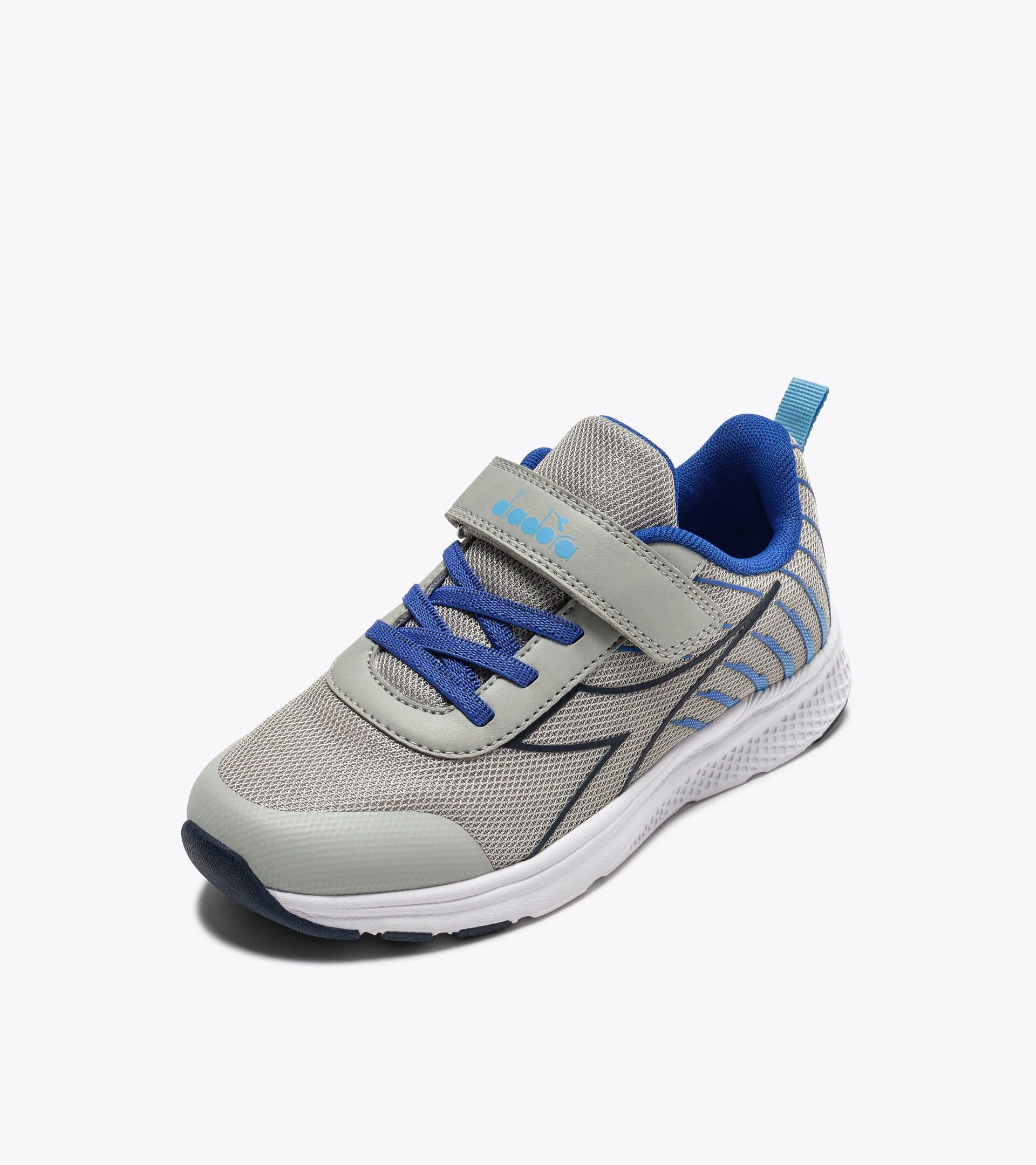 Chaussure de course junior - Tous genres FALCON 6 JR V ARGENTO DD/AZZURRO SCURO - Diadora