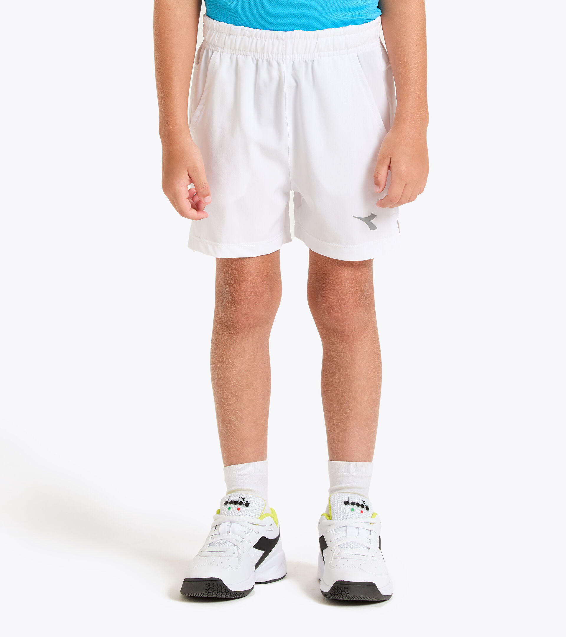Tennis bermuda shorts - Junior J. SHORT COURT OPTICAL WHITE - Diadora