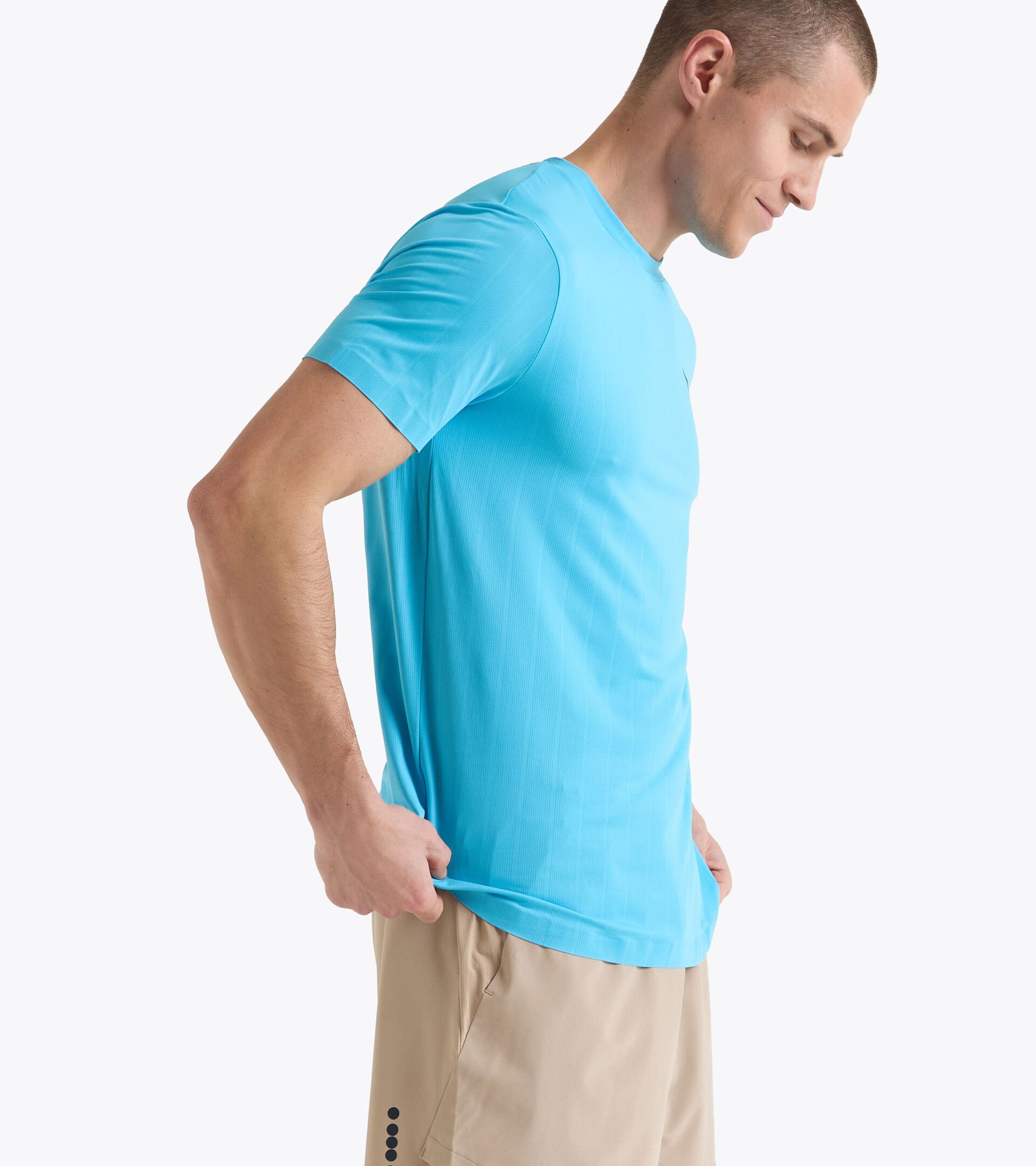 Tennis t-shirt - Competition - Men’s SS T-SHIRT ICON SKY BLUE INTENSE - Diadora