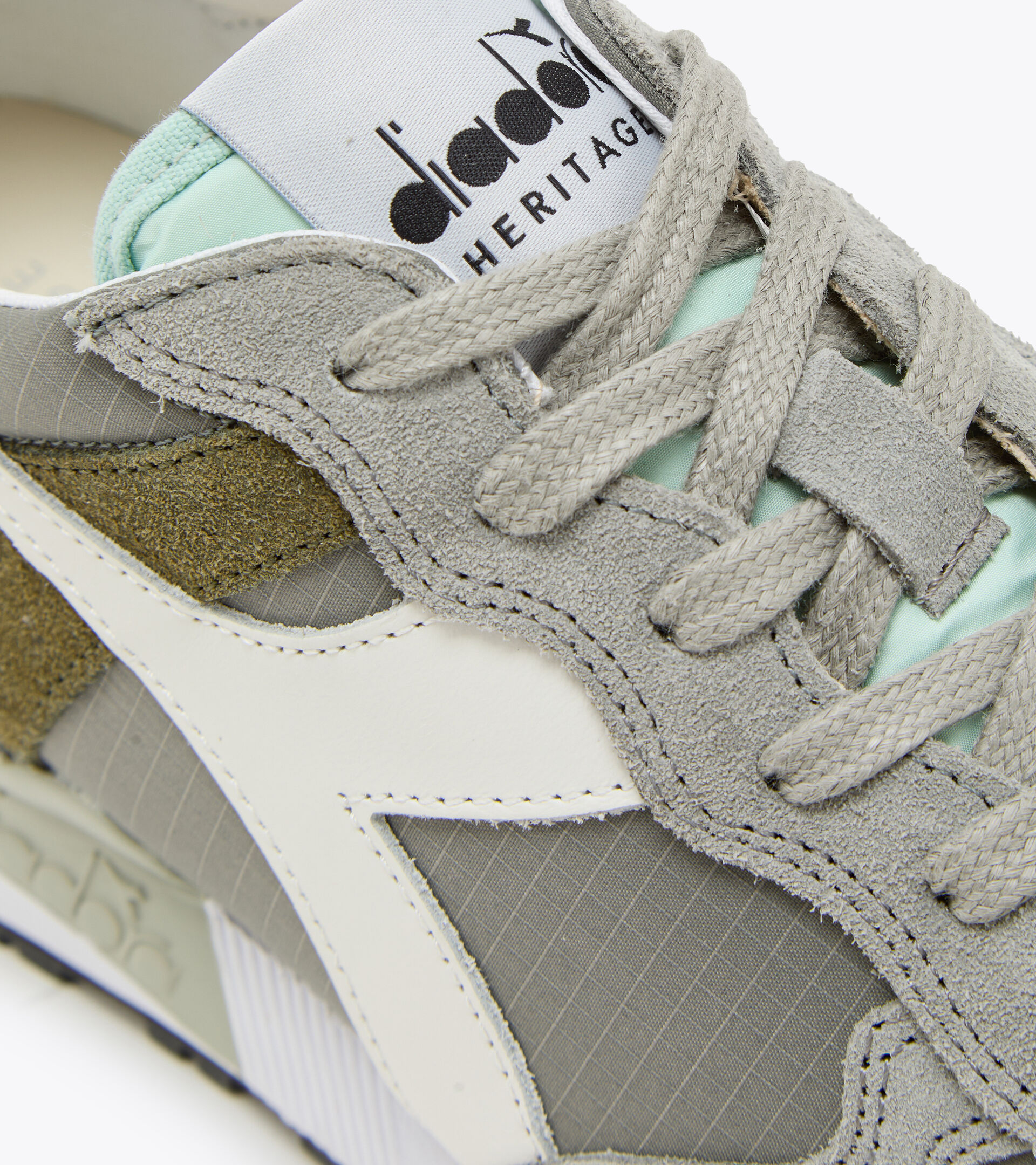 Heritage shoe - Men TRIDENT 90 RIPSTOP LACE GREY - Diadora