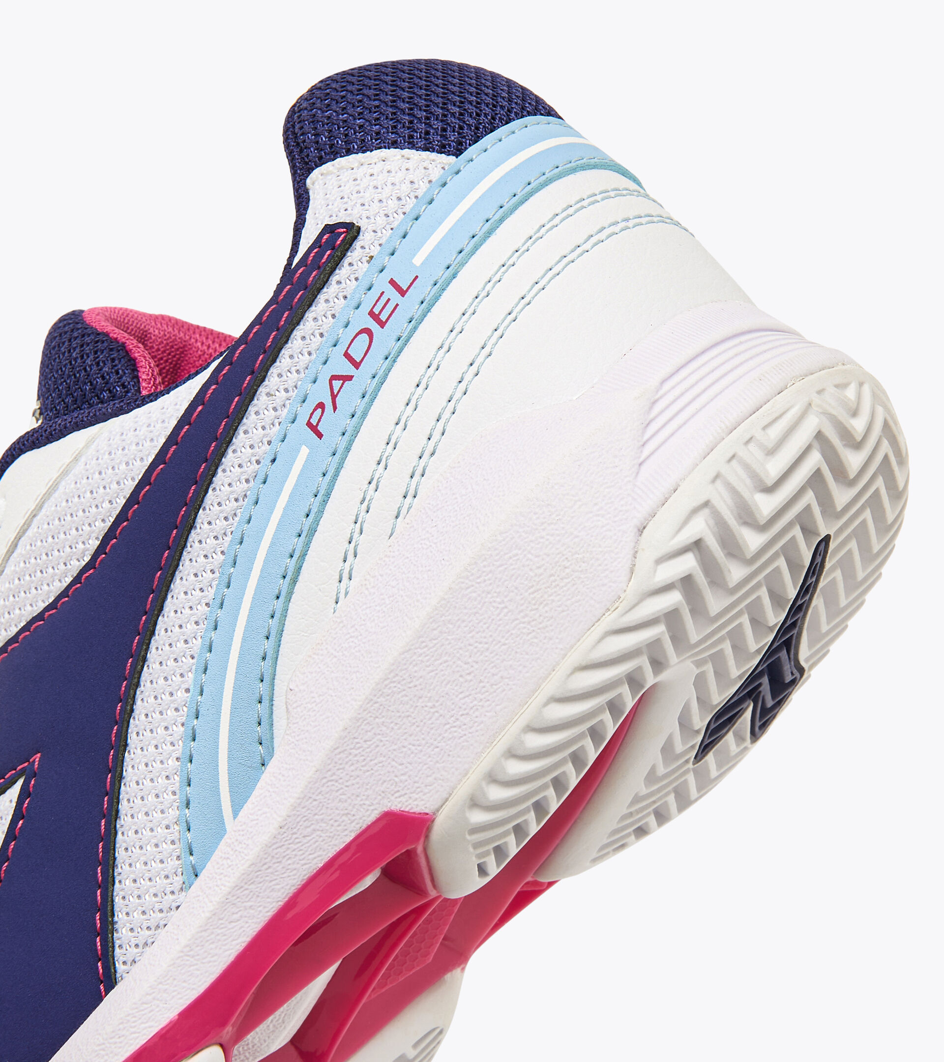 Padel shoe - Unisex S.CHALLENGE 4 PADEL WHITE/BLUE PRINT - Diadora