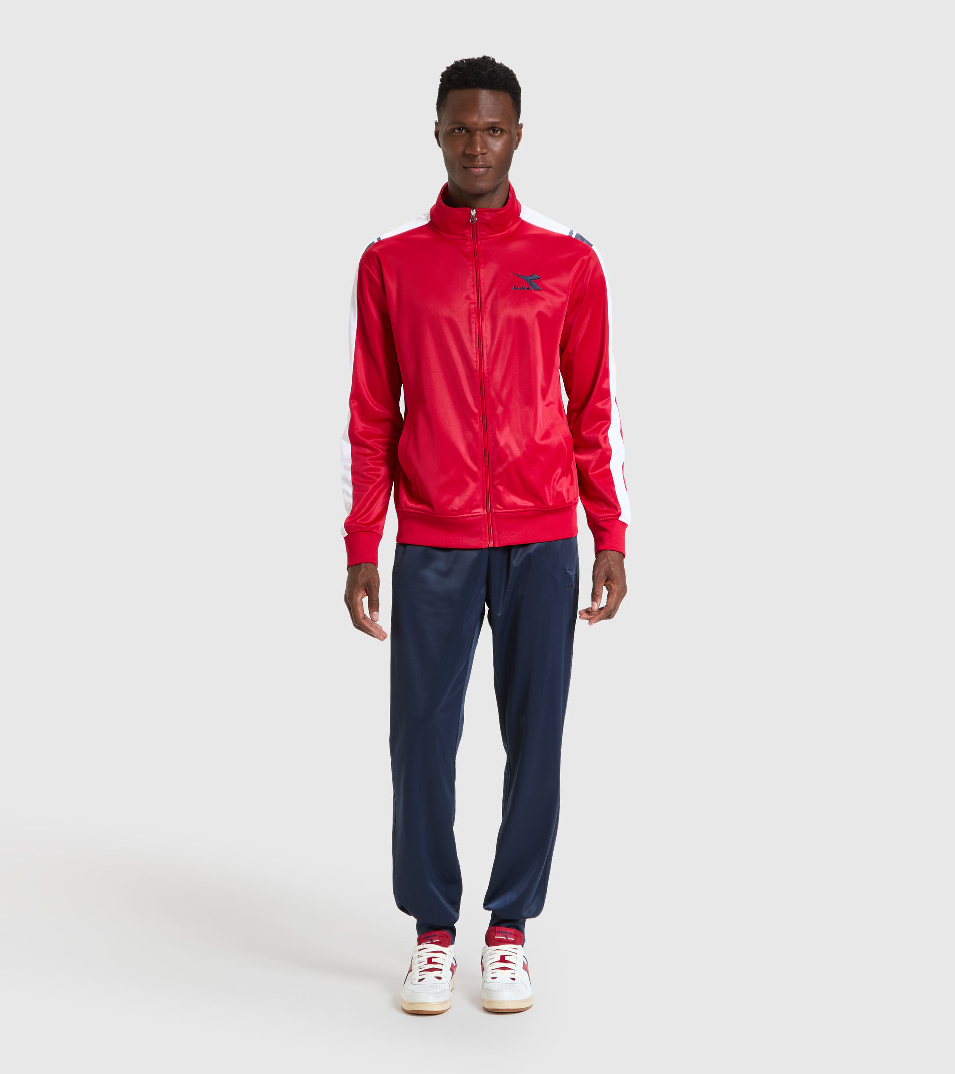 Tracksuit - Men TRACKSUIT FZ CHROMIA TANGO RED - Diadora