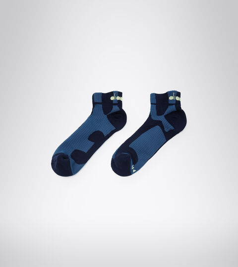 Calcetines de Running - Unisex CUSHION QUARTER SOCKS AZUL FINCA - Diadora