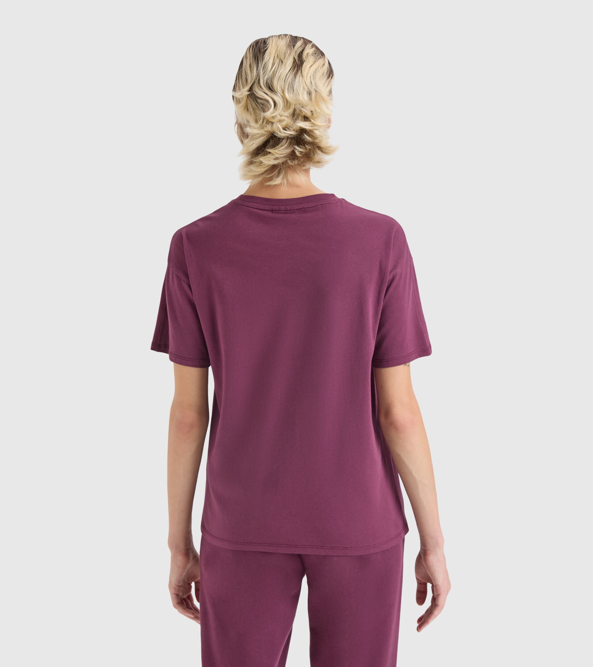 Sports T-shirt - Women L.T-SHIRT SS CHROMIA AFRICAN VIOLET - Diadora