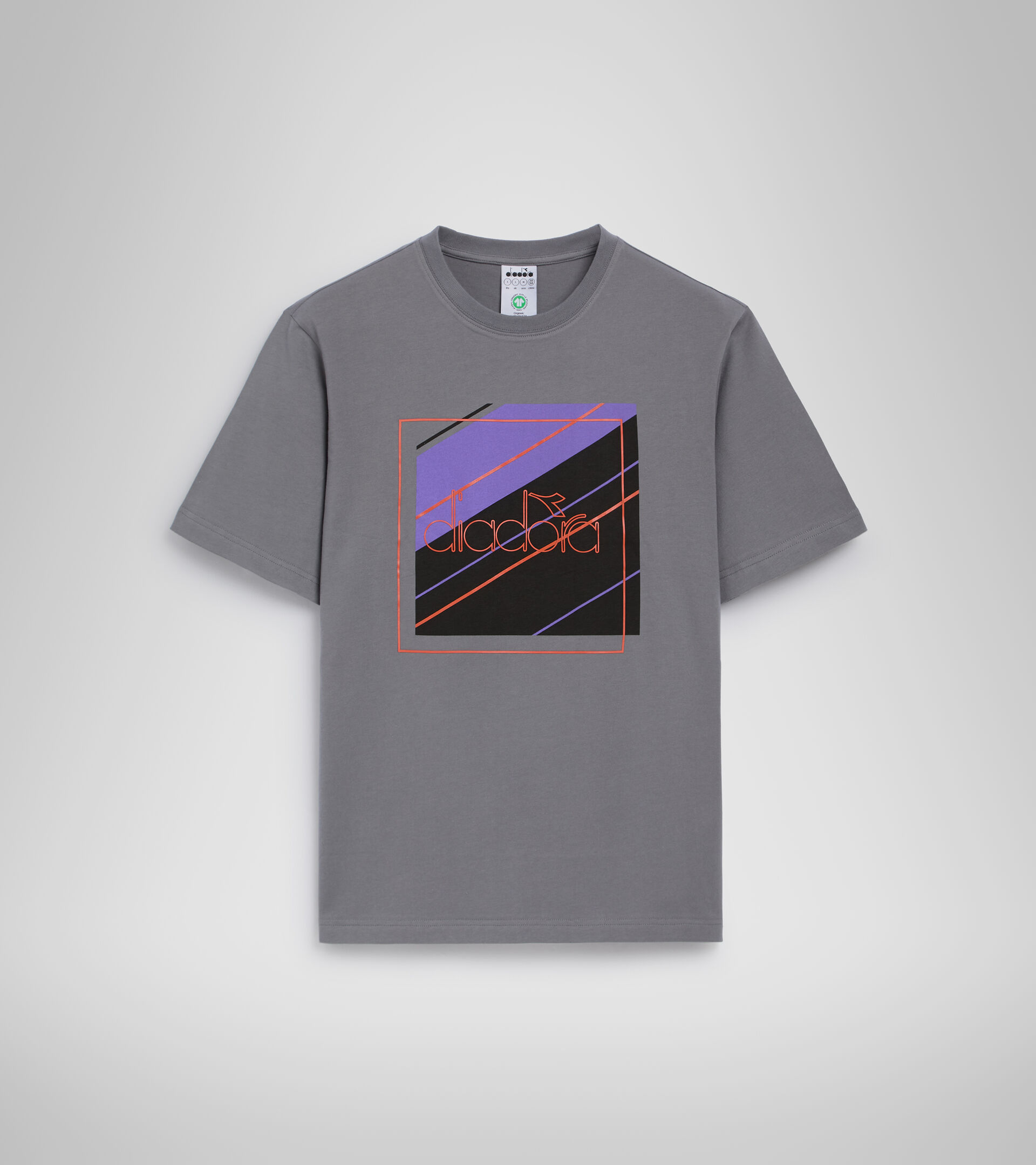 T-shirt - Men T-SHIRT SS 5PALLLE URBANITY STEEL GRAY - Diadora