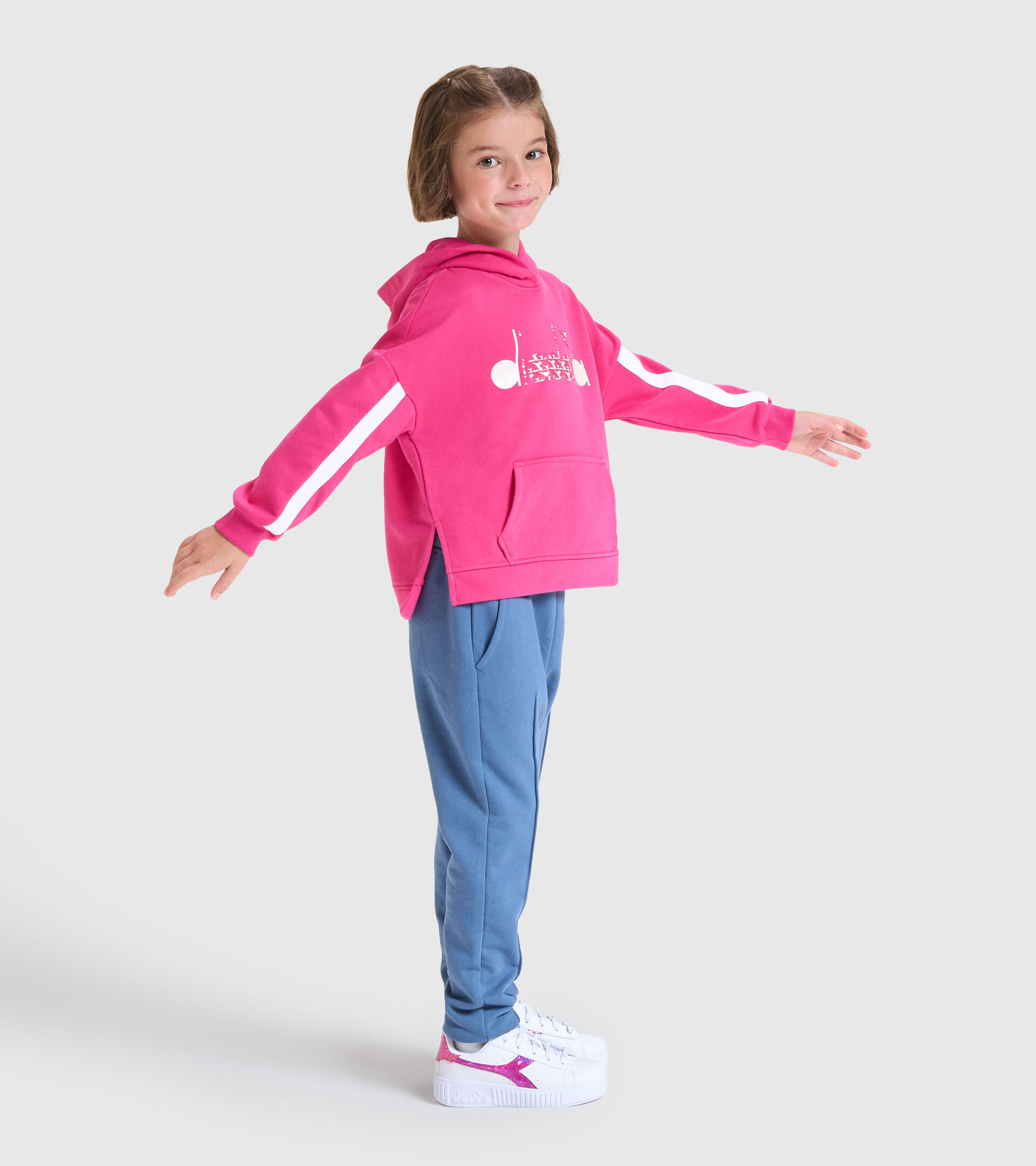 Tracksuit - Kids JG.HD TRACKSUIT TWINKLE MAGENTA - Diadora