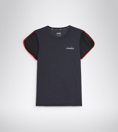 L. SS T-SHIRT BE ONE, NOIR T-shirt de running - Femme L. SS T-SHIRT BE ONE NOIR - Diadora