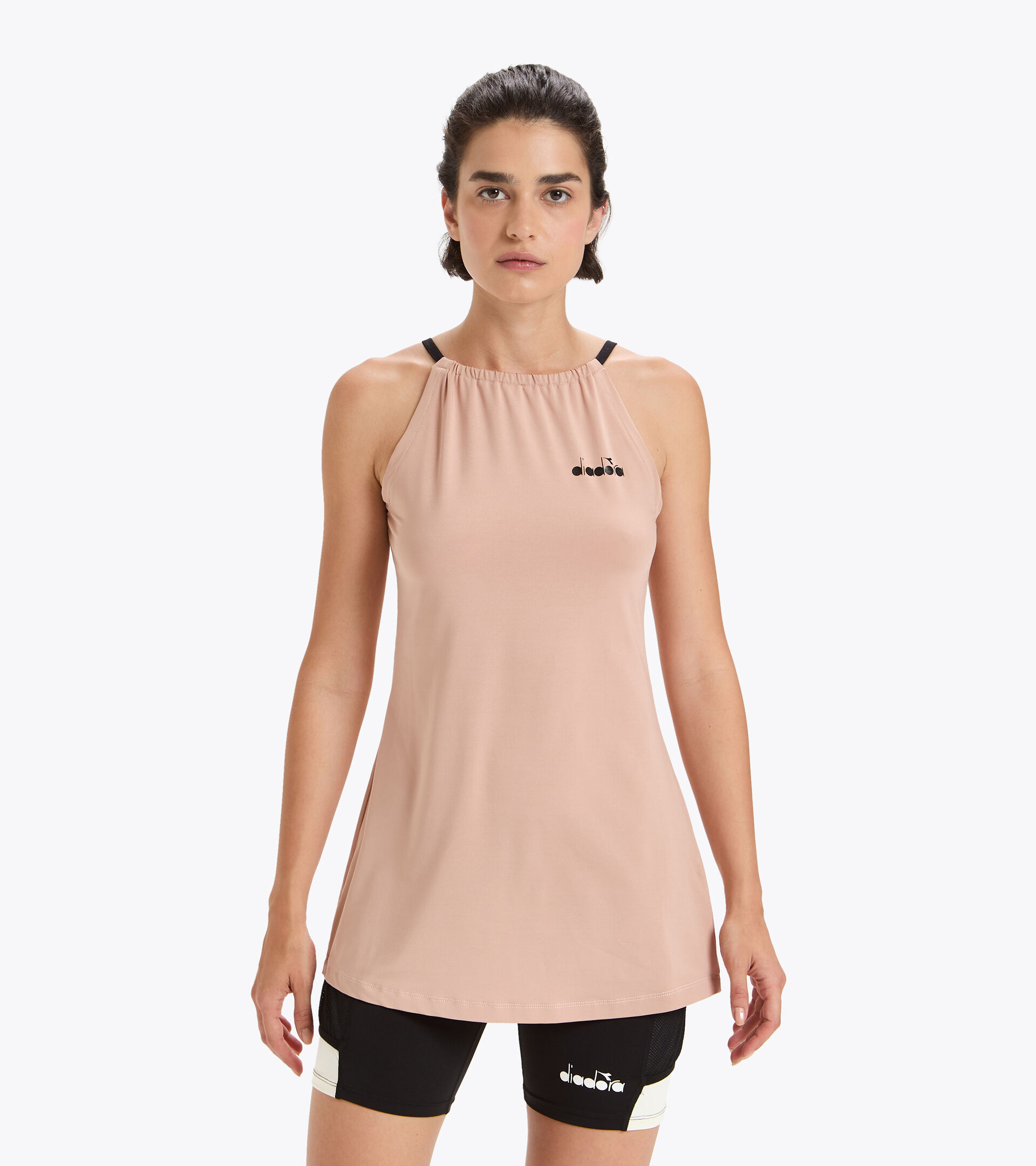 Apparel Sport DONNA L. DRESS CLAY MAHOGANY ROSE/WHISPER WHITE Diadora