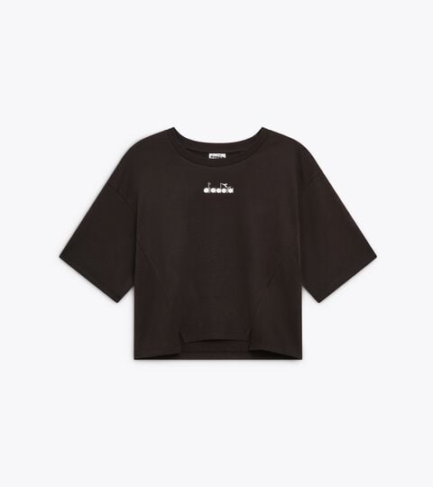 Cotton t-shirt - Women&rsquo;s L. T-SHIRT SS LOGO BLACK - Diadora