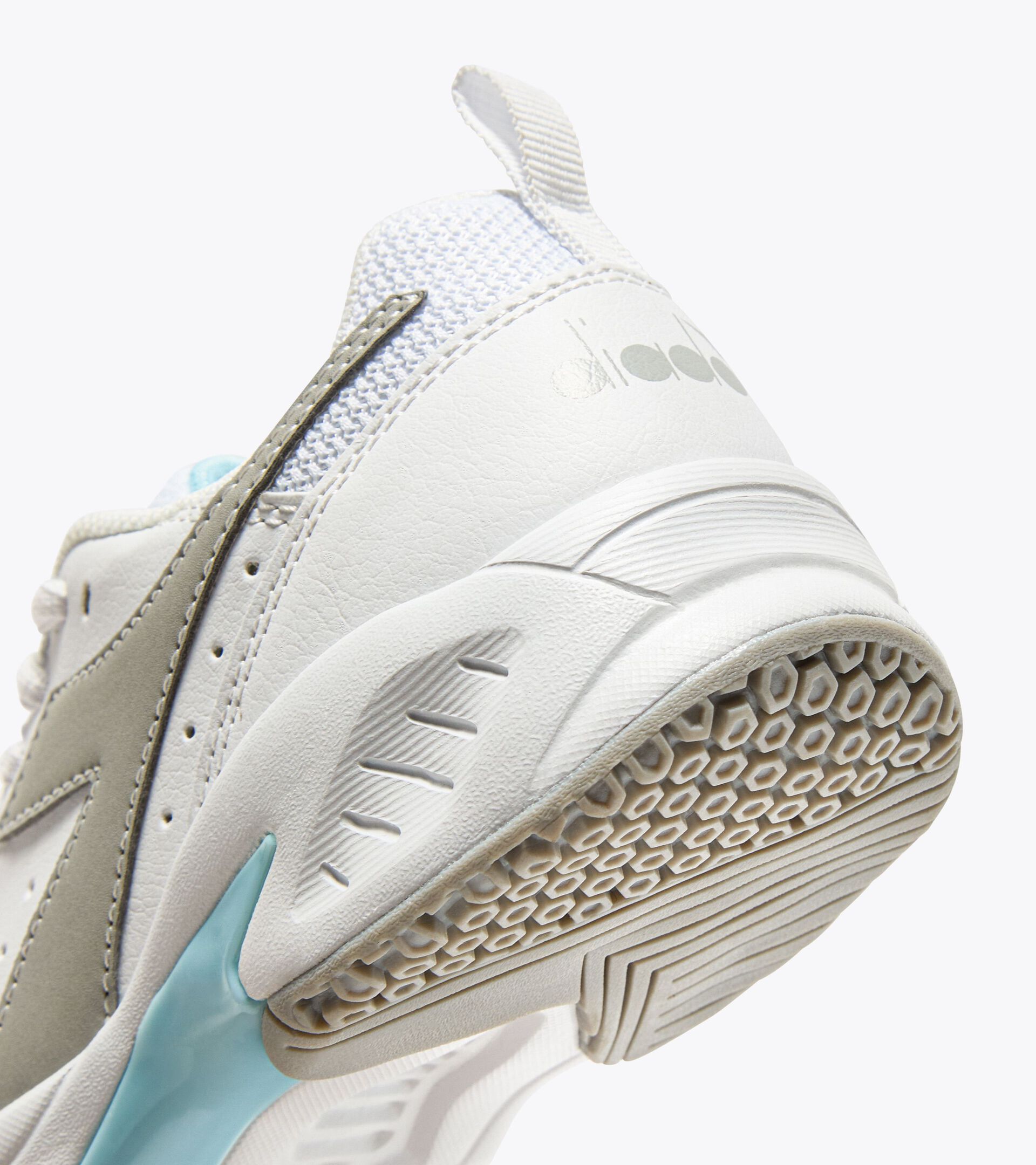 Zapatillas de tenis - Niños/niñas y adolescentes S. CHALLENGE 5 SL JR BLANCO/PLATA  (C6103) - Diadora