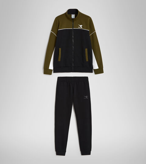 TRACKSUIT FZ CORE, BLACK Tracksuit - Men TRACKSUIT FZ CORE BLACK - Diadora
