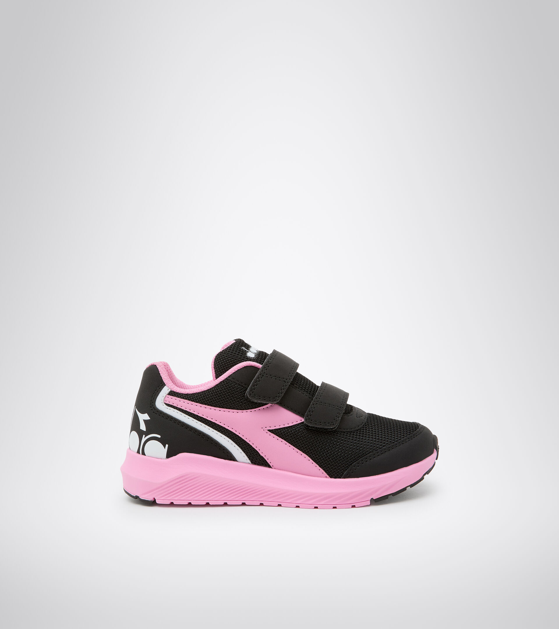 Running shoe - Kids FALCON JR V BLACK/BEGONIA PINK - Diadora