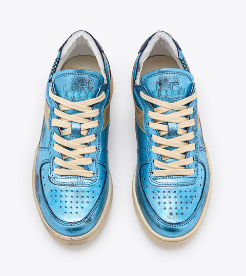 MI BASKET ROW CUT METALLIC, GROTTO BLUE Heritage shoes - Unisex MI BASKET ROW CUT METALLIC GROTTO BLUE - Diadora