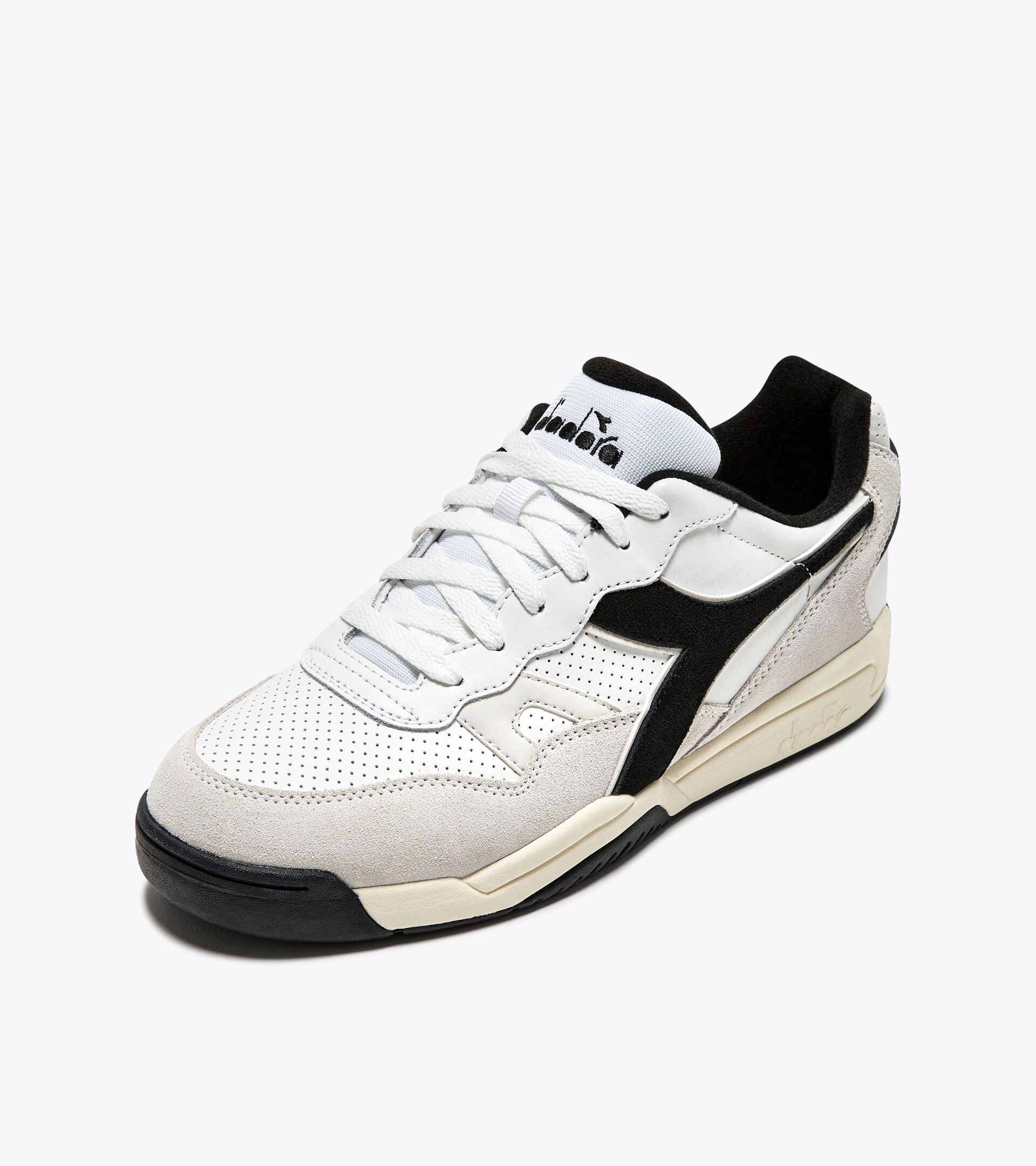 Sporty sneakers - All-Gender WINNER SL WHITE/WHITE/BLACK - Diadora