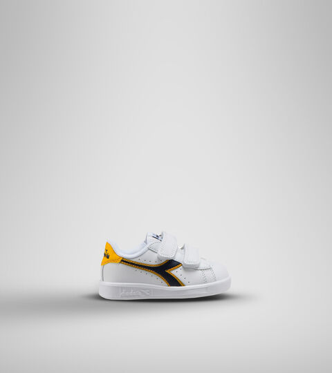 Sports shoes - Toddlers 1-4 years GAME P TD WHITE/BLACK IRIS/GOLD FUSION - Diadora