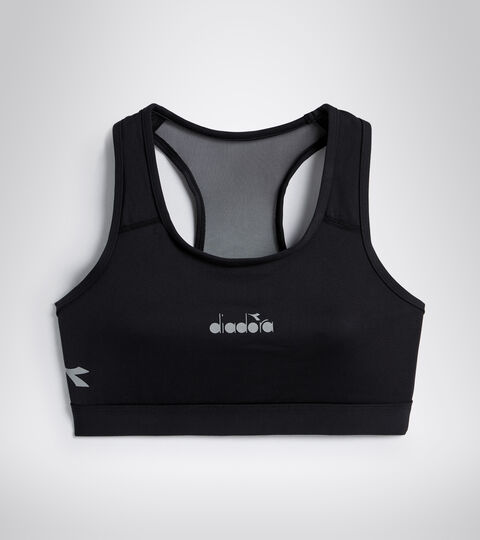L. MEDIUM BRA, SCHWARZ BH mit mittlerer Stützfunktion - Damen L. MEDIUM BRA SCHWARZ - Diadora