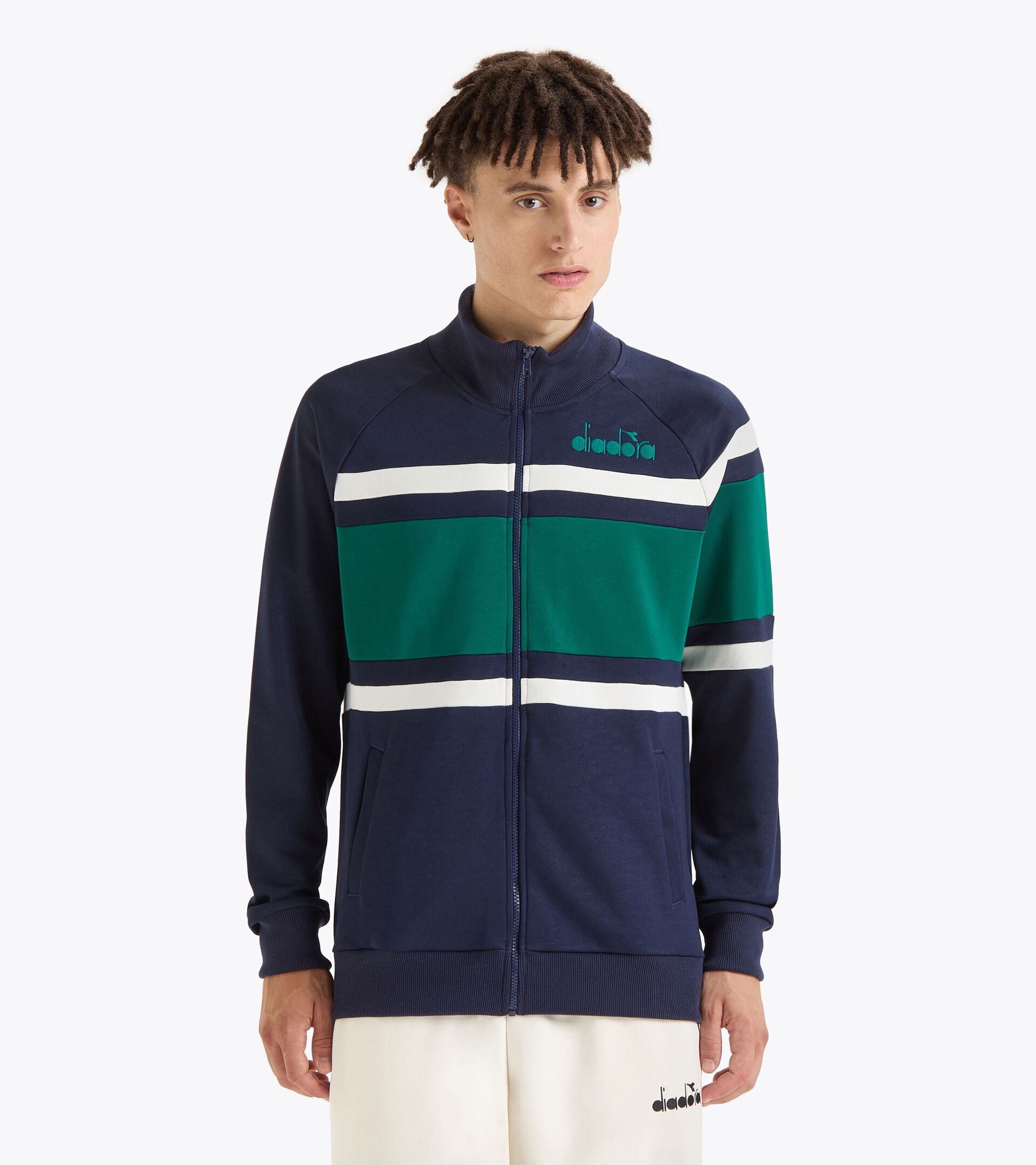 Sports jacket with a regular fit - Gender Neutral JACKET 80S AVENTURINE - Diadora