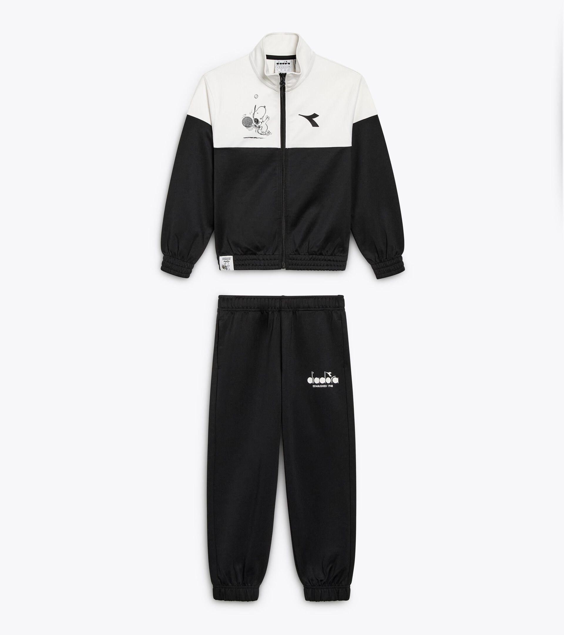Peanuts sports tracksuit - Kids 
 JU. TRACKSUIT FZ PEANUTS BLACK - Diadora