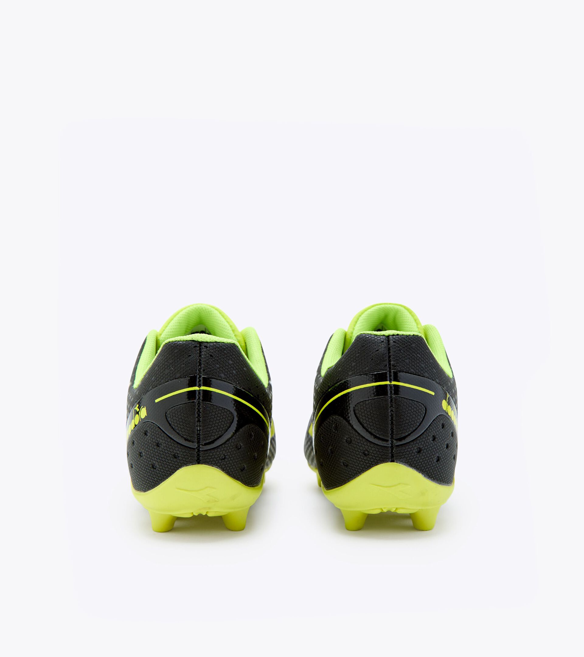 Botas de fútbol juveniles - Unisex PICHICHI 5 MD JR NEGRO/AMARILLO FLUO DD - Diadora