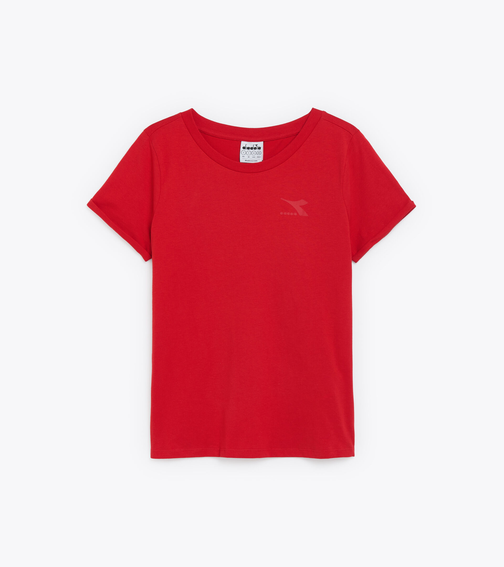 Sportliches T-Shirt - Damen L.T-SHIRT SS CORE RISIKOREICH ROT - Diadora