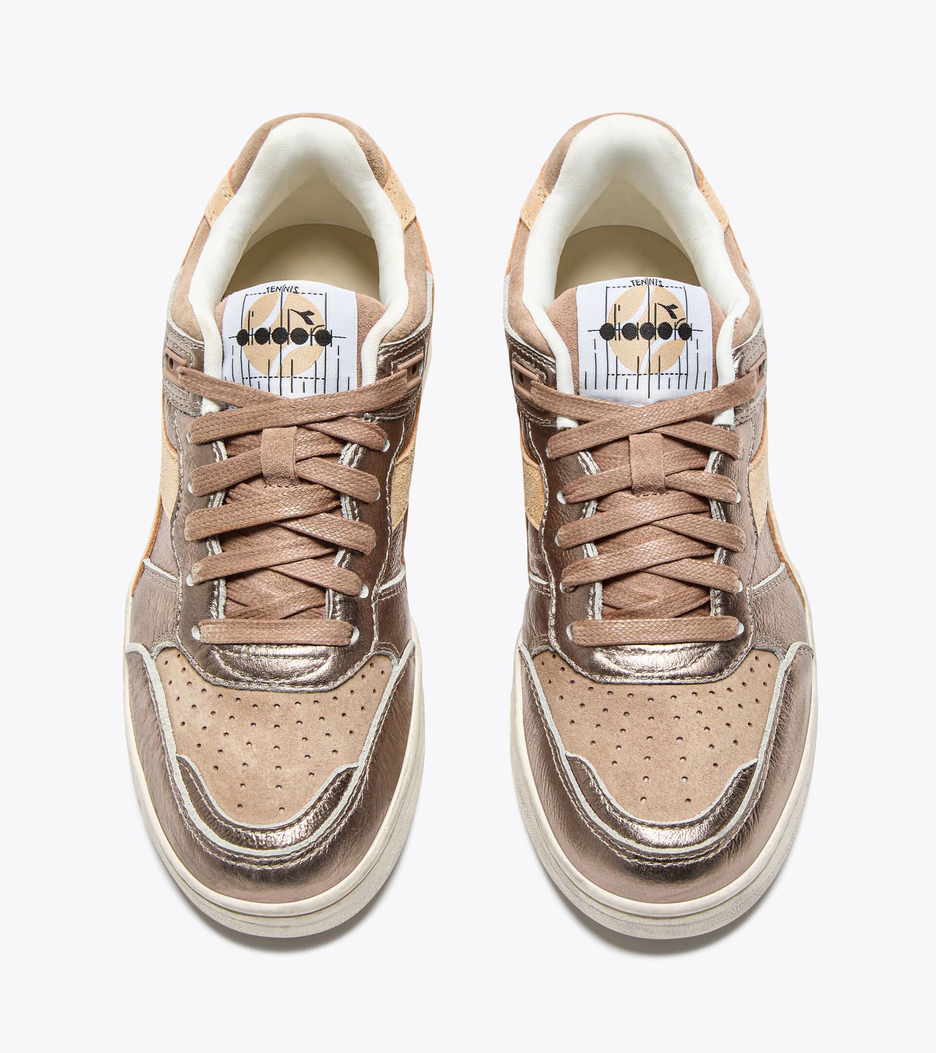Heritage leather sneaker - All-Gender B.560 METAL S USED BROWN UNIFORM - Diadora