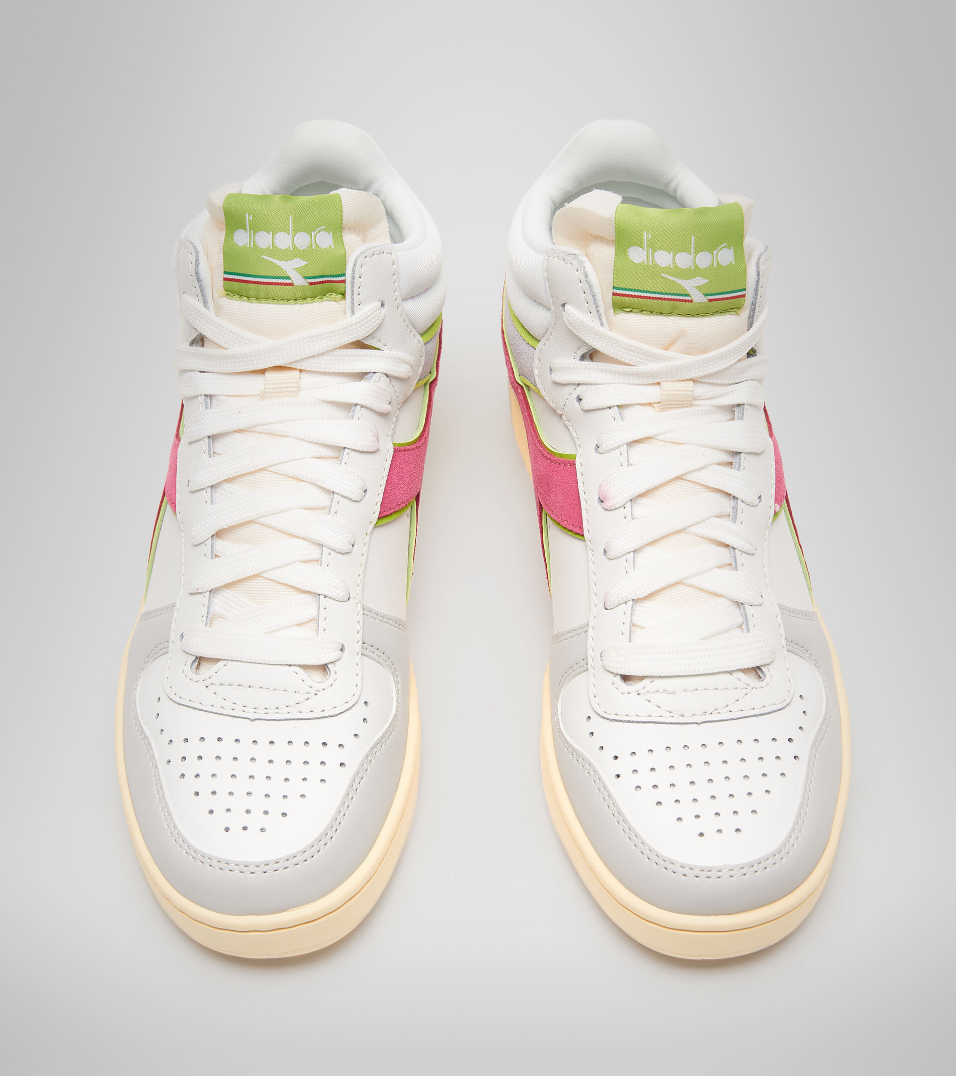 Sports shoes - Women MAGIC BASKET DEMI WN WHITE/LUNAR ROCK - Diadora