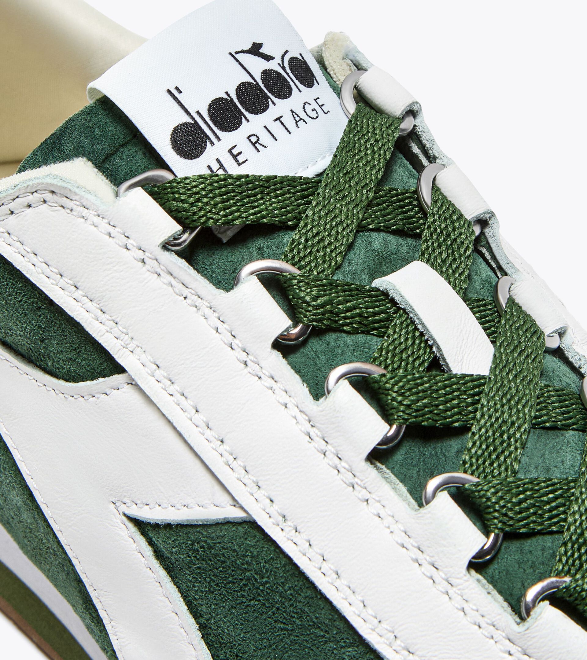 Sneaker Heritage in pelle profilo basso - Per ogni genere EQUIPE '75 SW VERDE BOTANICO - Diadora