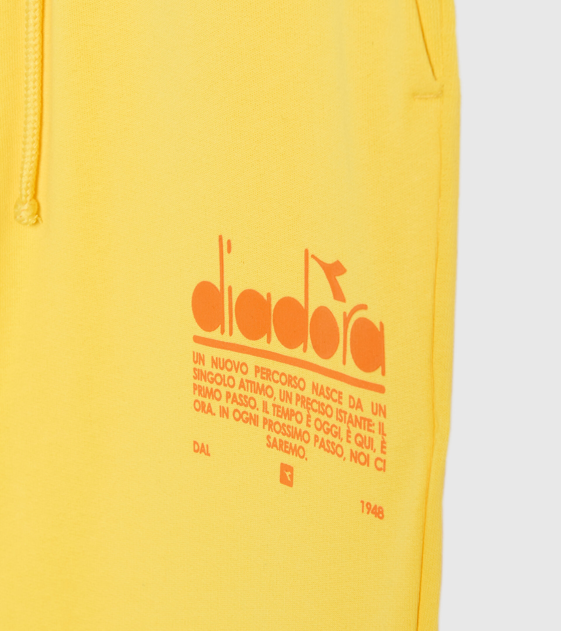 Cotton joggers - Unisex PANT MANIFESTO YELLOW LENS - Diadora