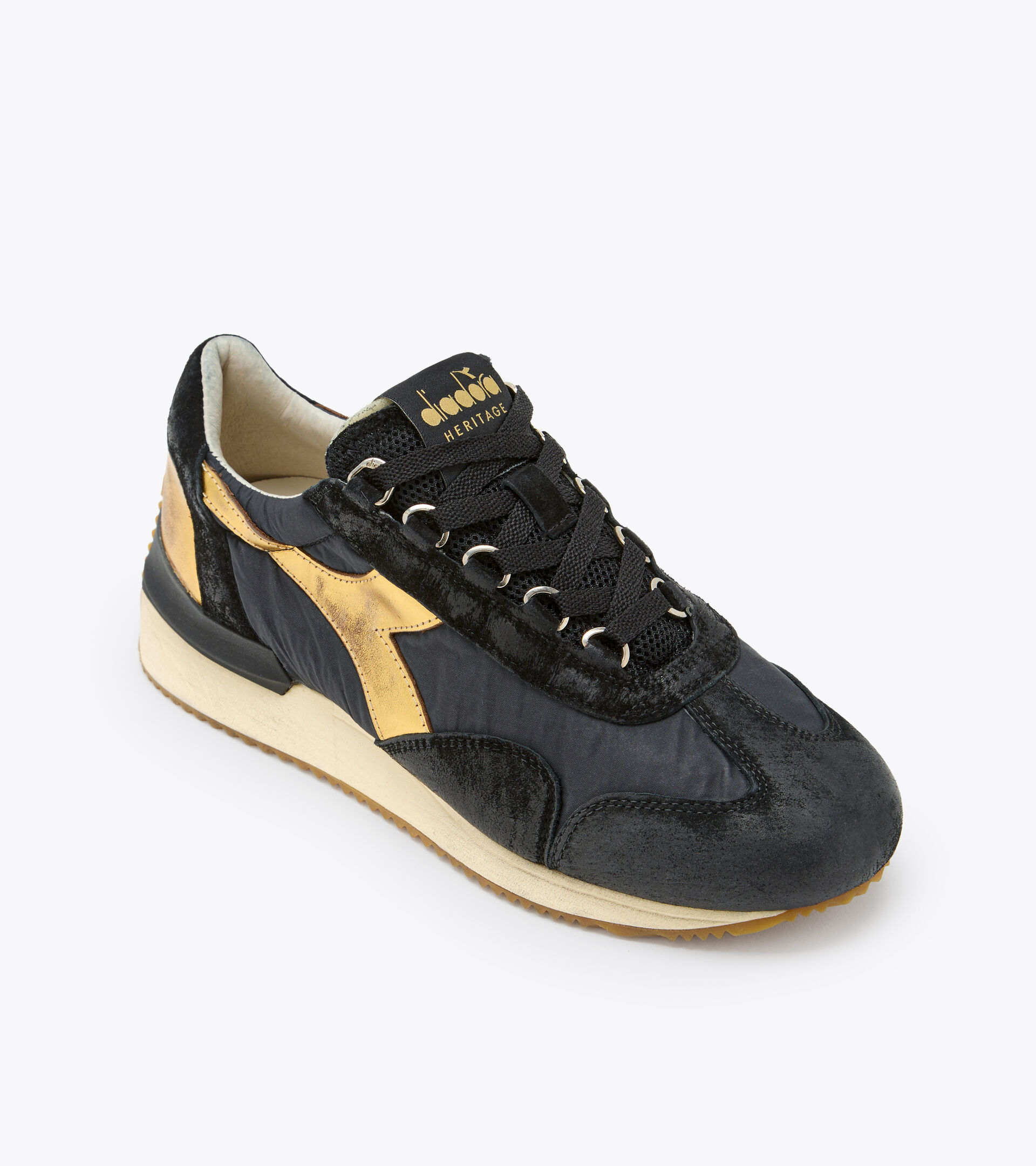Zapatillas Heritage - Mujer EQUIPE MAD LUNA WN NEGRO/ORO MARRON - Diadora