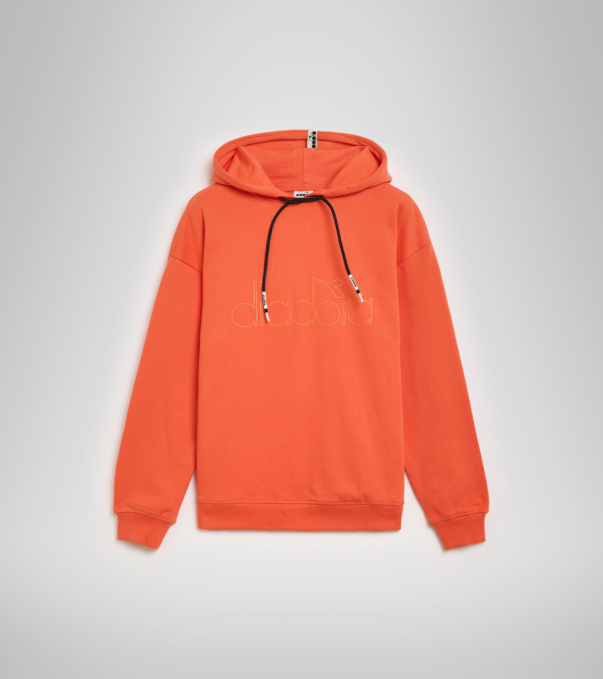 Hooded sweatshirt - Unisex HOODIE DIADORA HD RED TIGERLILY - Diadora