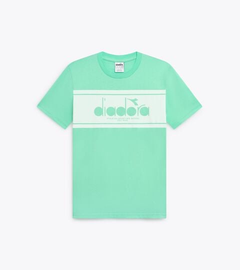 T-shirt - All-Gender T-SHIRT SS LOGO NEON GREEN - Diadora