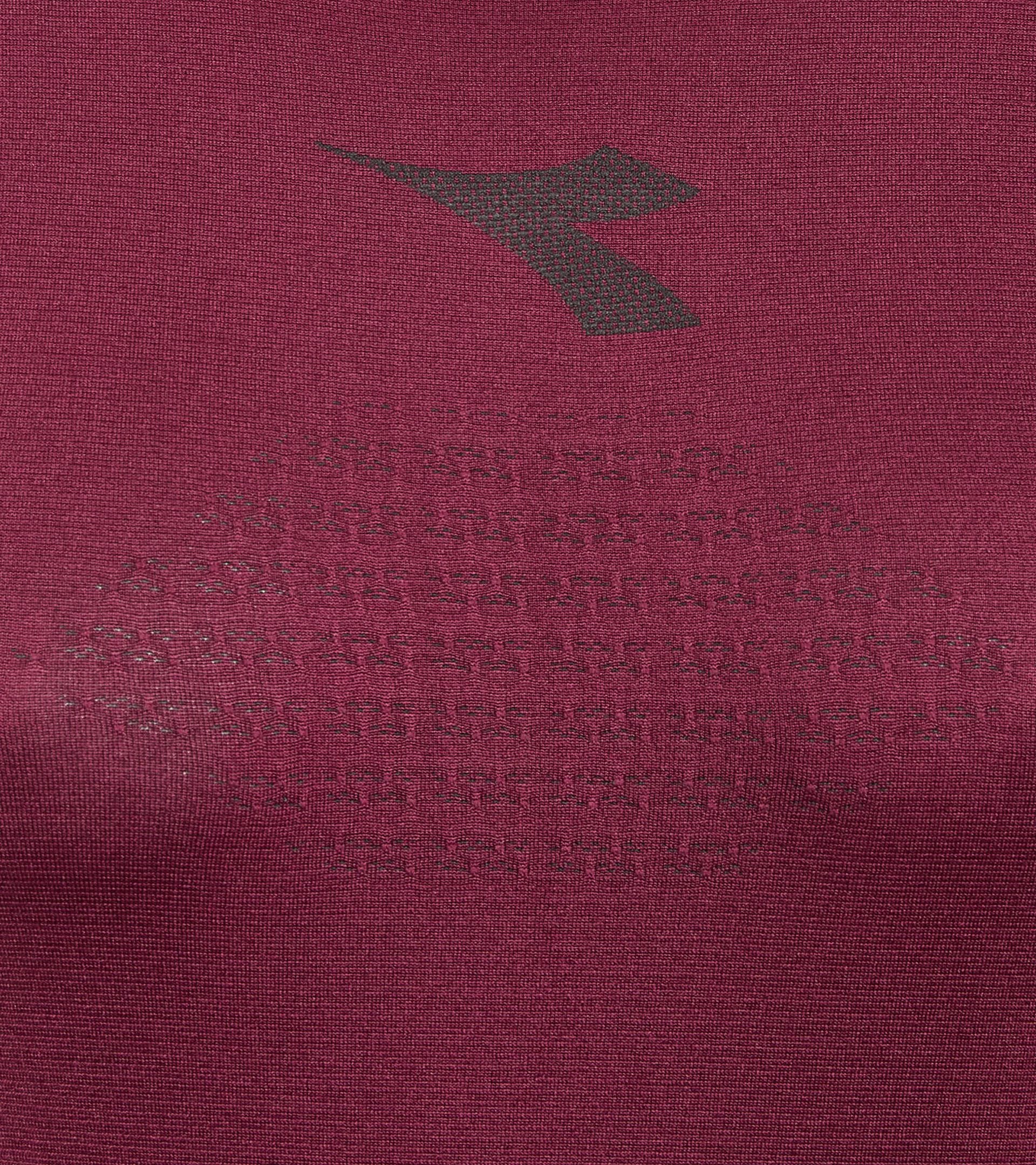 Made In Italy technical shirt - Running - Women&rsquo;s
 STRATOZERO LS T-SHIRT W MAROON BANNER - Diadora