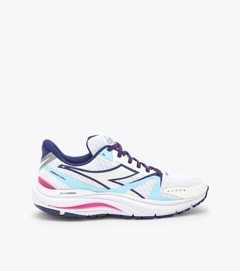 Chaussures de running - Femme MYTHOS BLUSHIELD 8 VORTICE W BIANCO/BLU STAMPA - Diadora