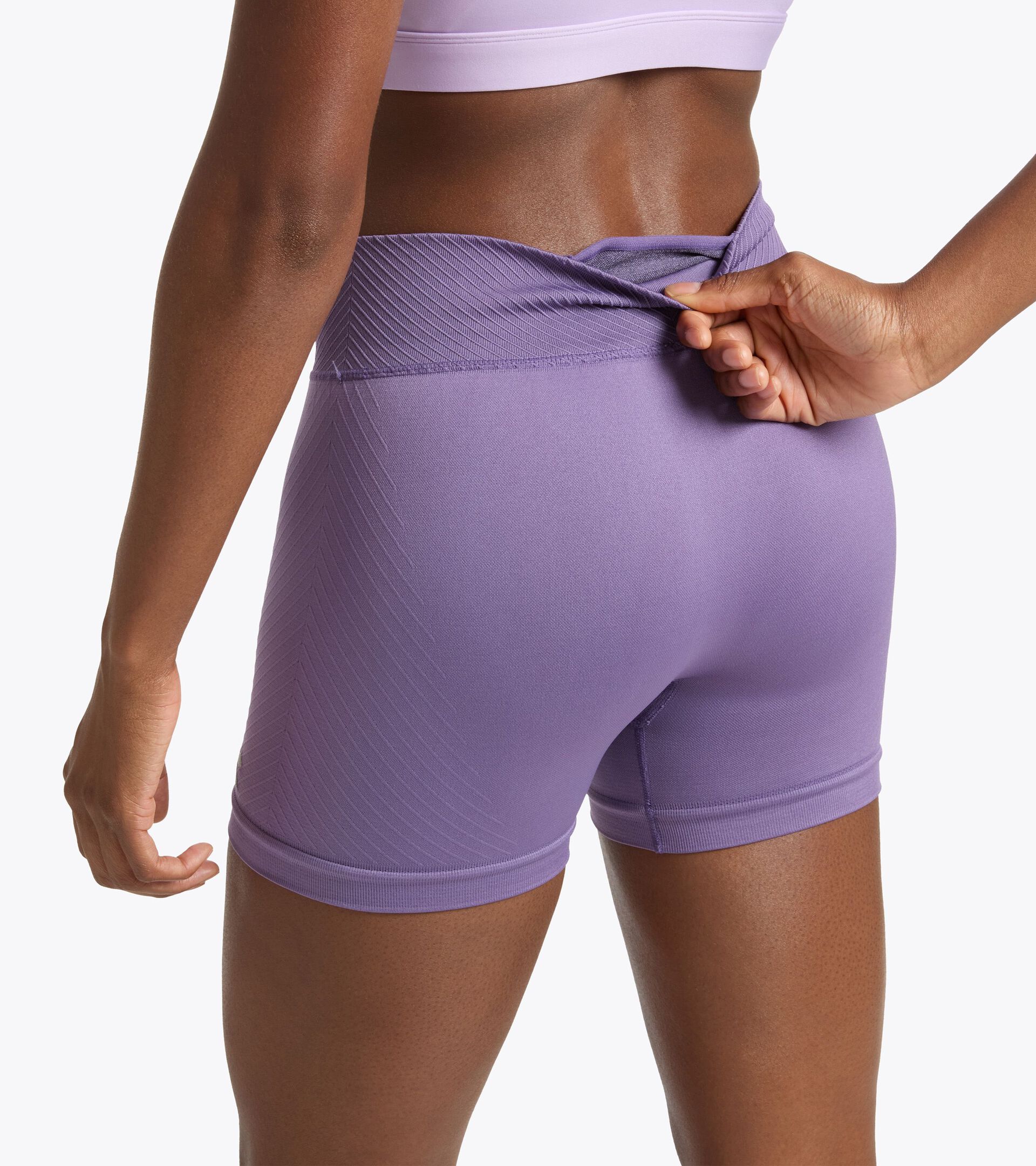 Technical shorts for temperature control -  Running - Women&rsquo;s L. SHORTER STRATOUNO VIOLET GRAPE COMPOTE - Diadora