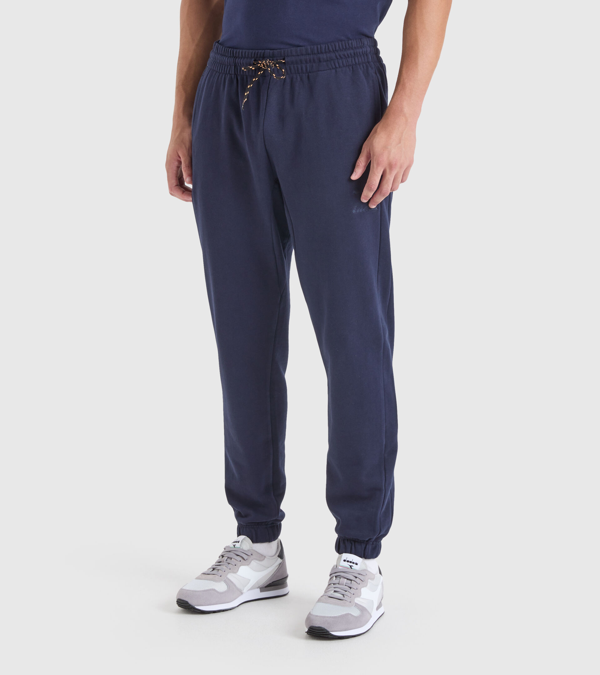 Sporthose aus Baumwolle - Herren PANTS CUFF DRIFT MARINEBLAU - Diadora