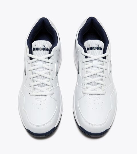 VOLEE 6, WHITE/PAGEANT BLUE Tennis shoes - Men VOLEE 6 WHITE/PAGEANT BLUE - Diadora