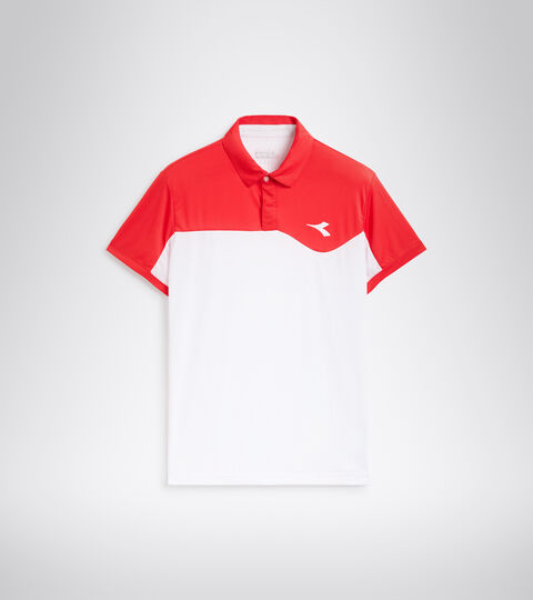 Polo de tennis - Homme POLO COURT ROUGE TOMATE - Diadora