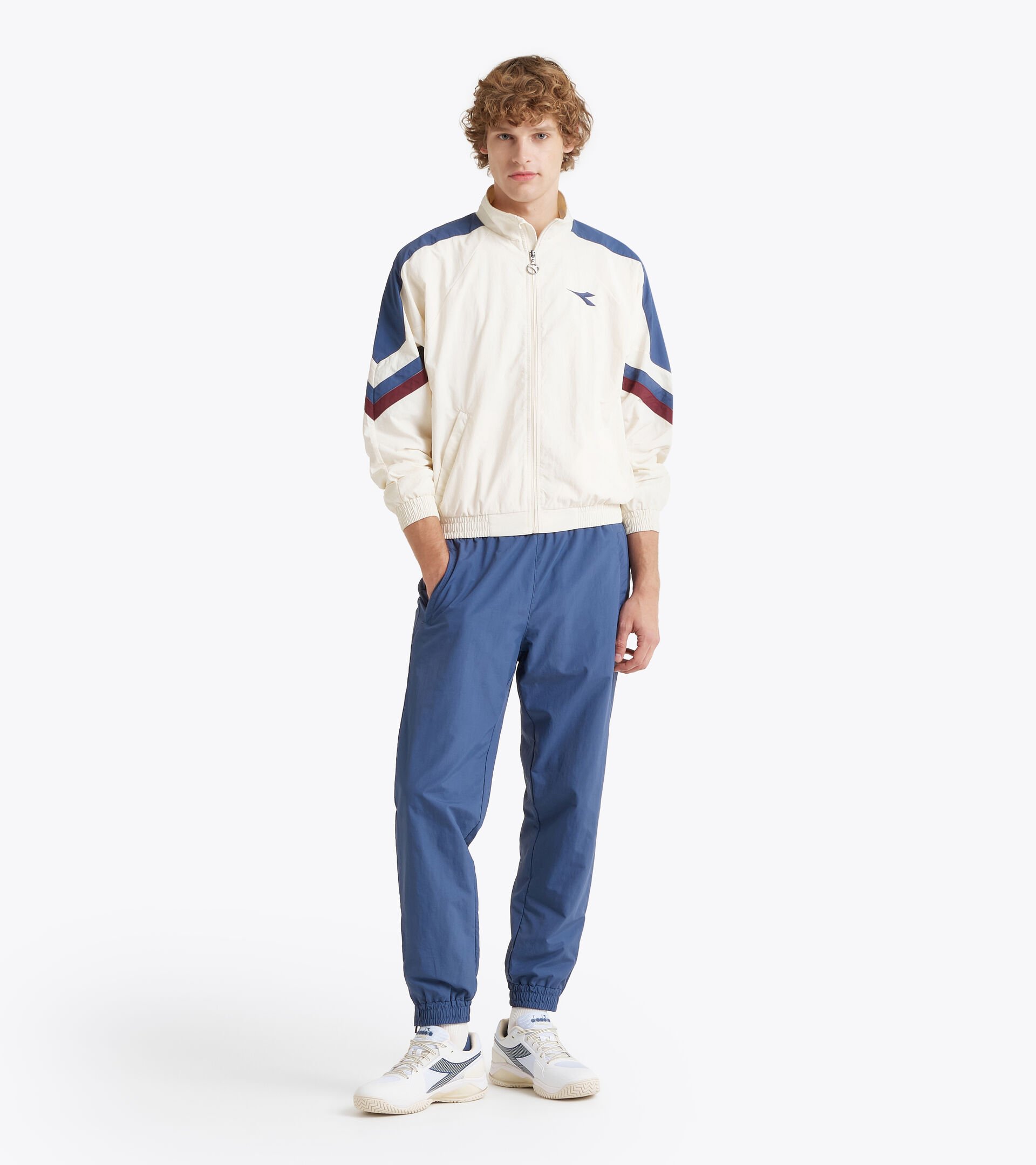 Tennis jacket - Competition - All-Gender
 U. TRACK JACKET MATCH WHISPER WHITE - Diadora